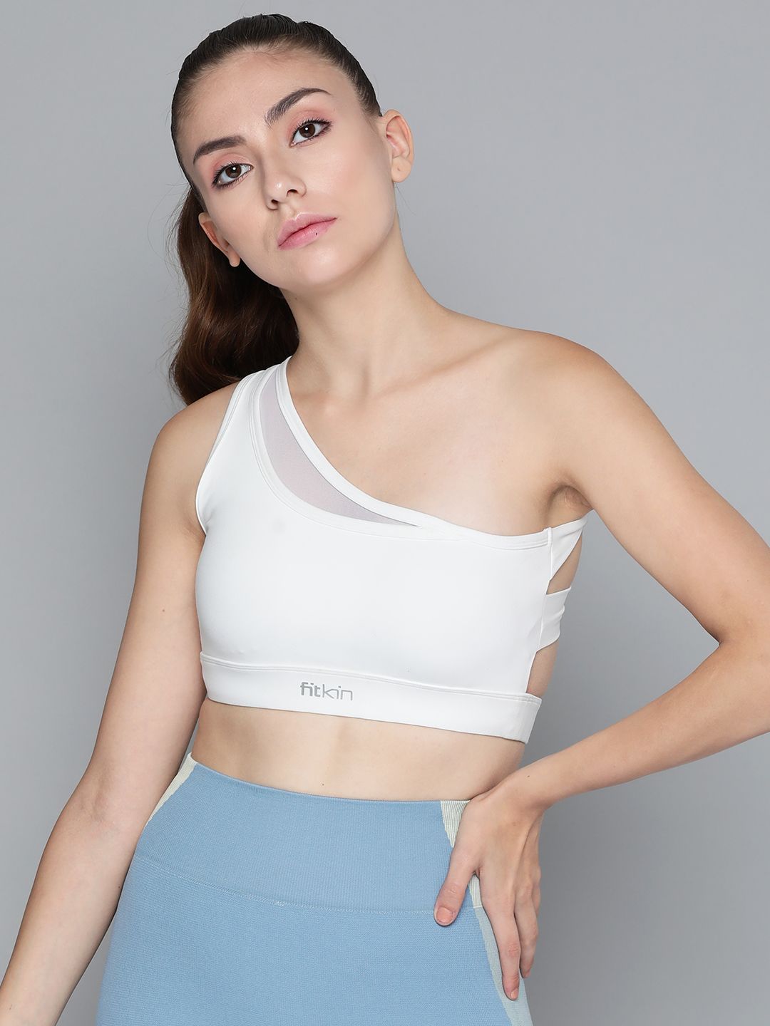 Fitkin White Bra Lightly Padded Price in India