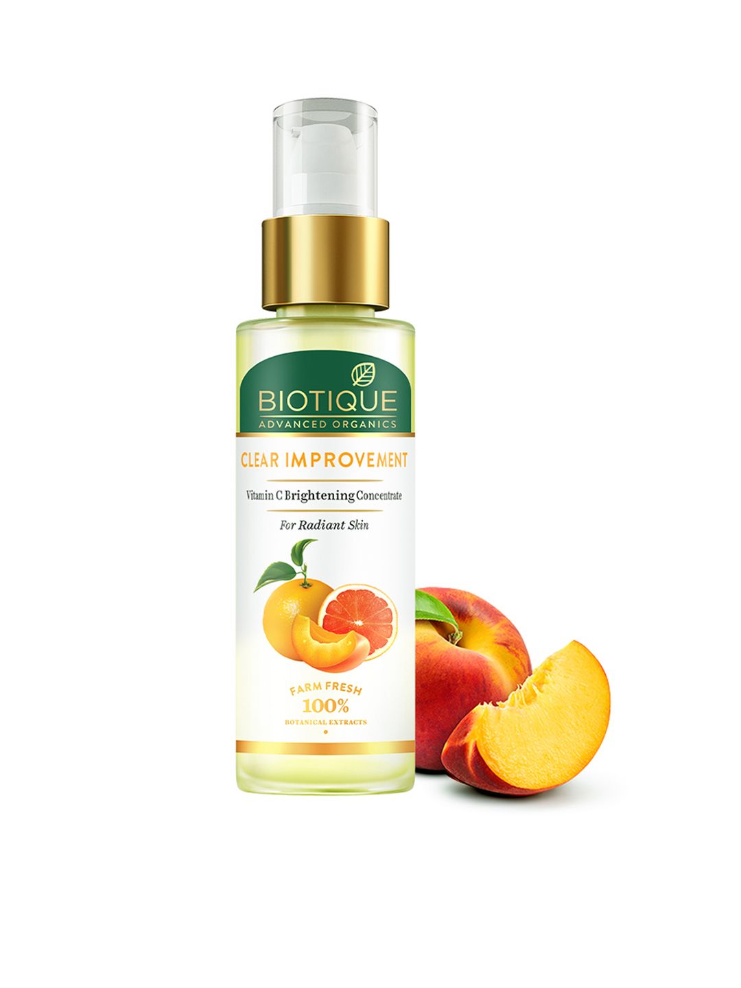 Biotique Advanced Organics Clear Improvement Vitamin C Brightening Concentrate - 30 ml