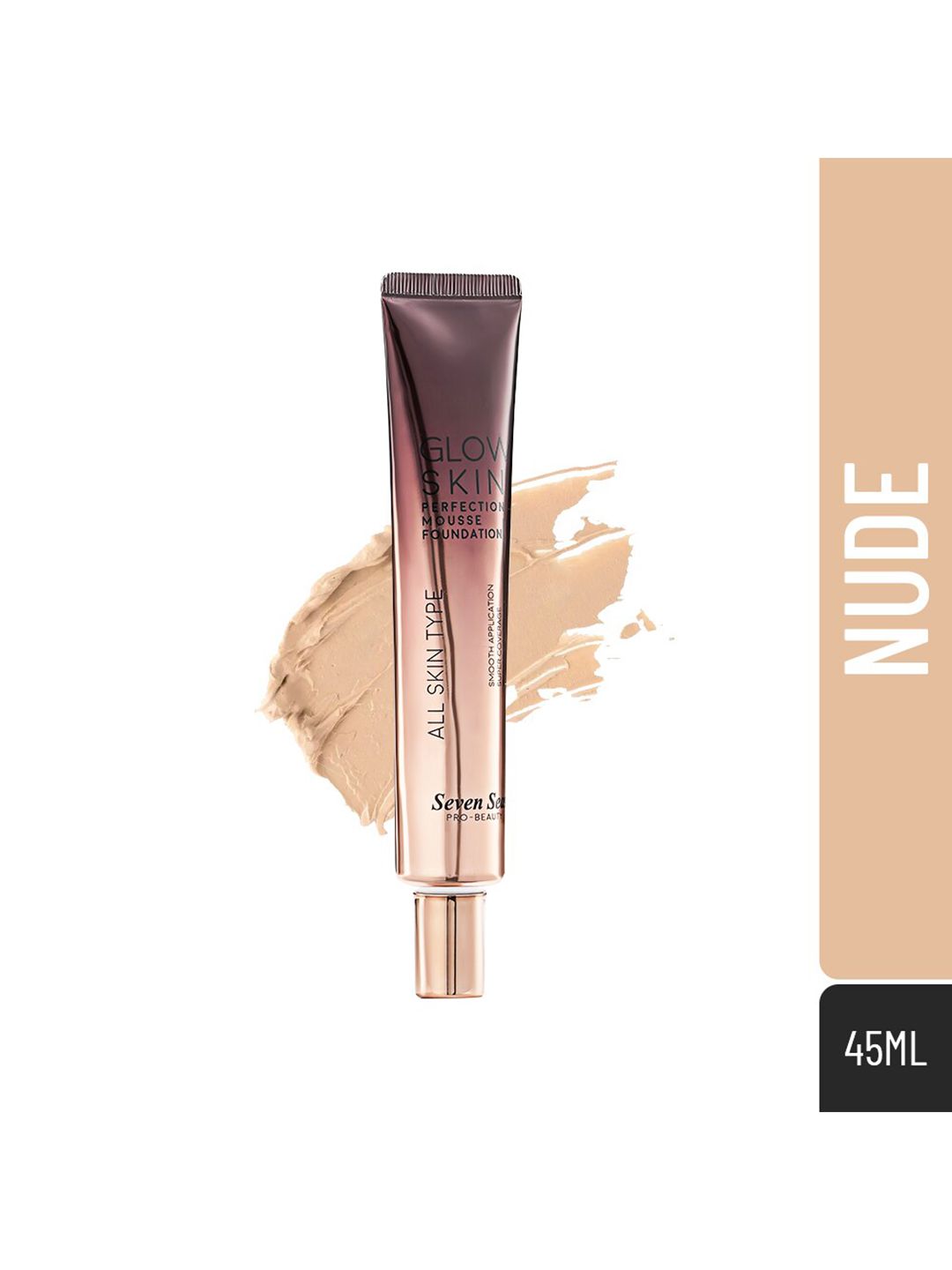 Seven Seas Glow Skin Perfection Mousse Foundation - Nude Price in India