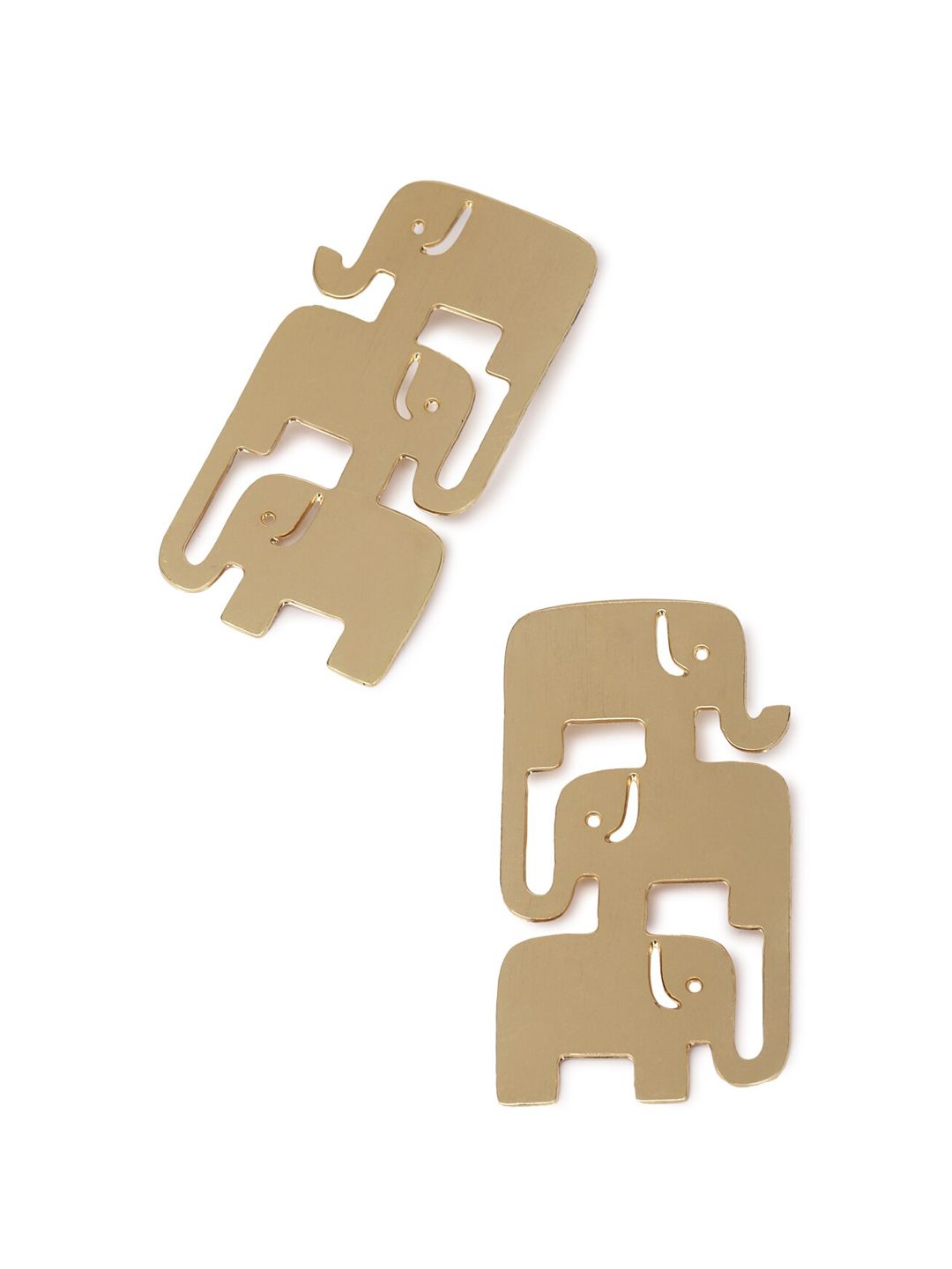 FOREVER 21 Beige Animal Shaped Drop Earrings Price in India