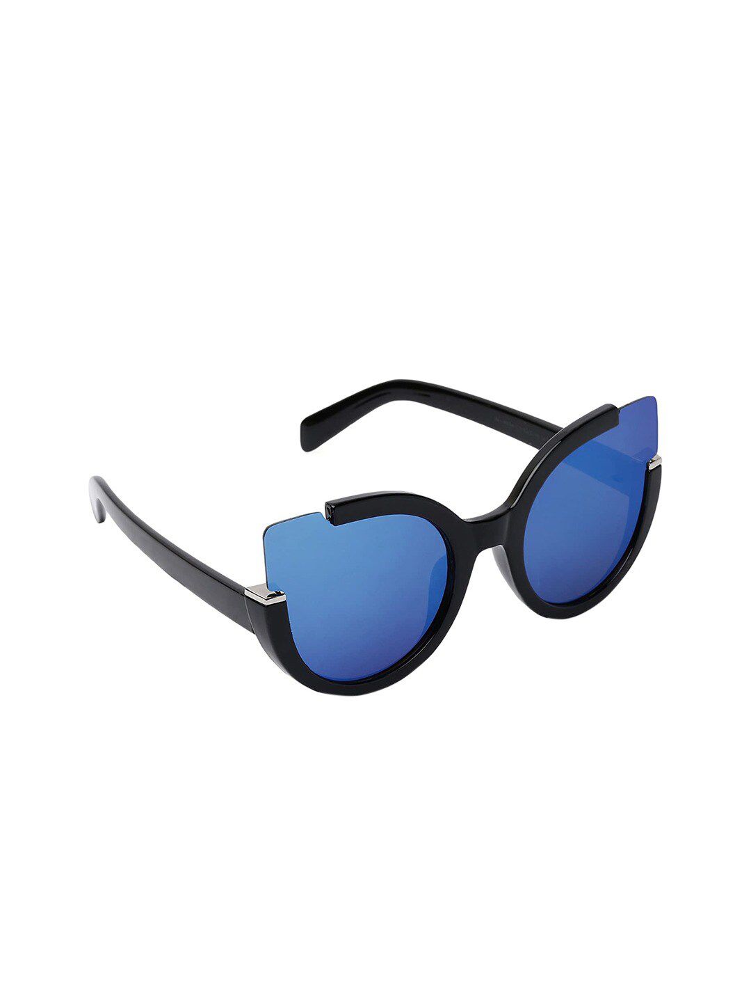 MARC LOUIS Unisex Blue Cateye Sunglasses Price in India