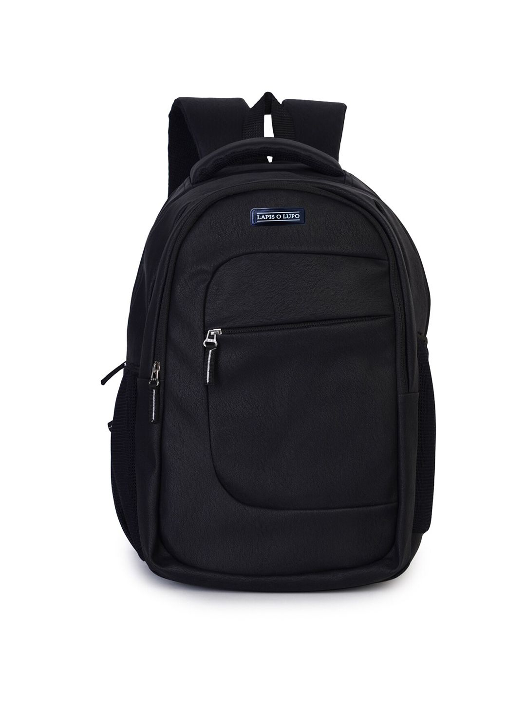 Lapis O Lupo Black Solid Backpack Price in India
