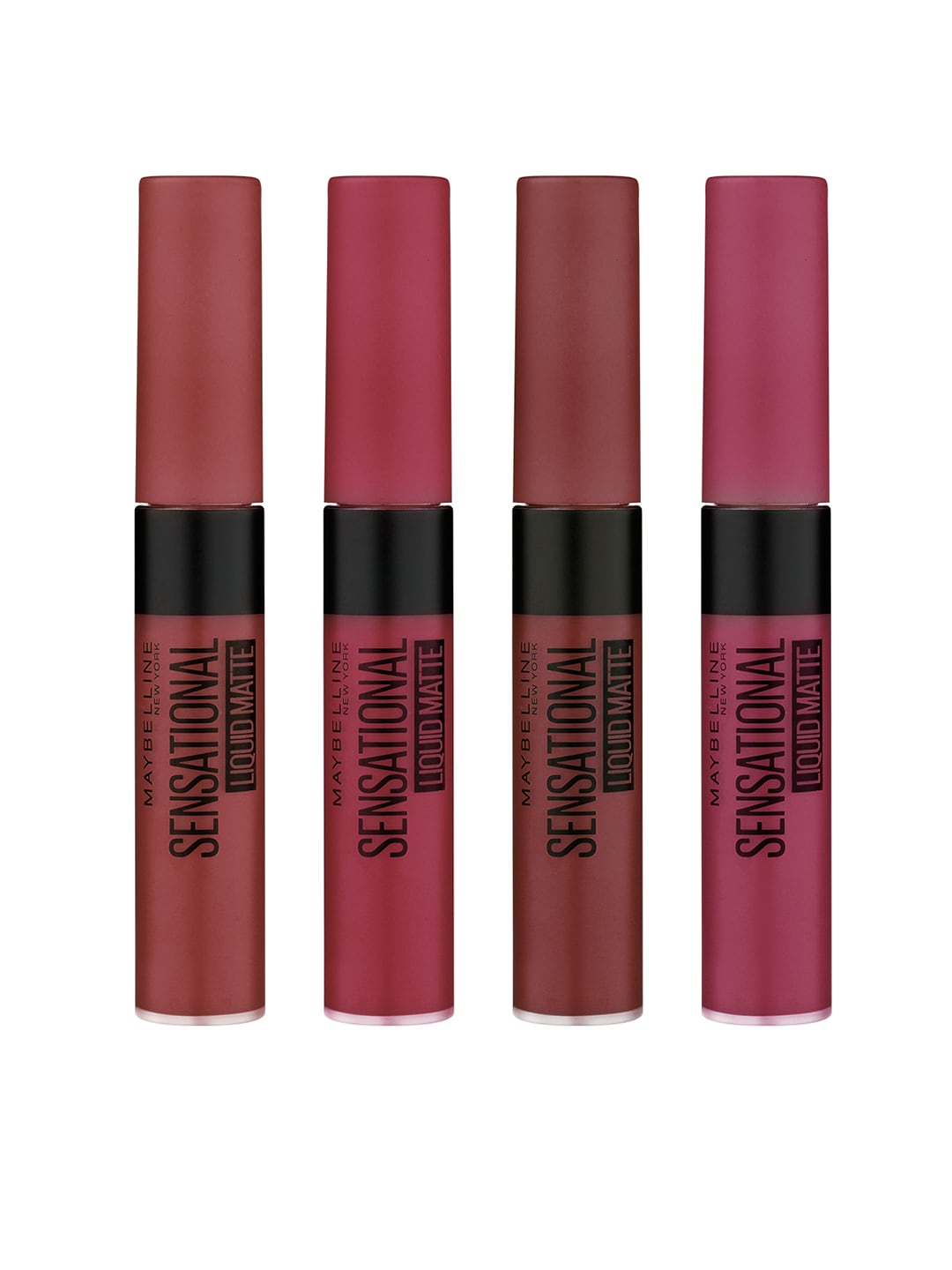 Maybelline New York Pout & Play - Set of 4 Sensational Liquid Matte Lipsticks - 7ml each Price in India