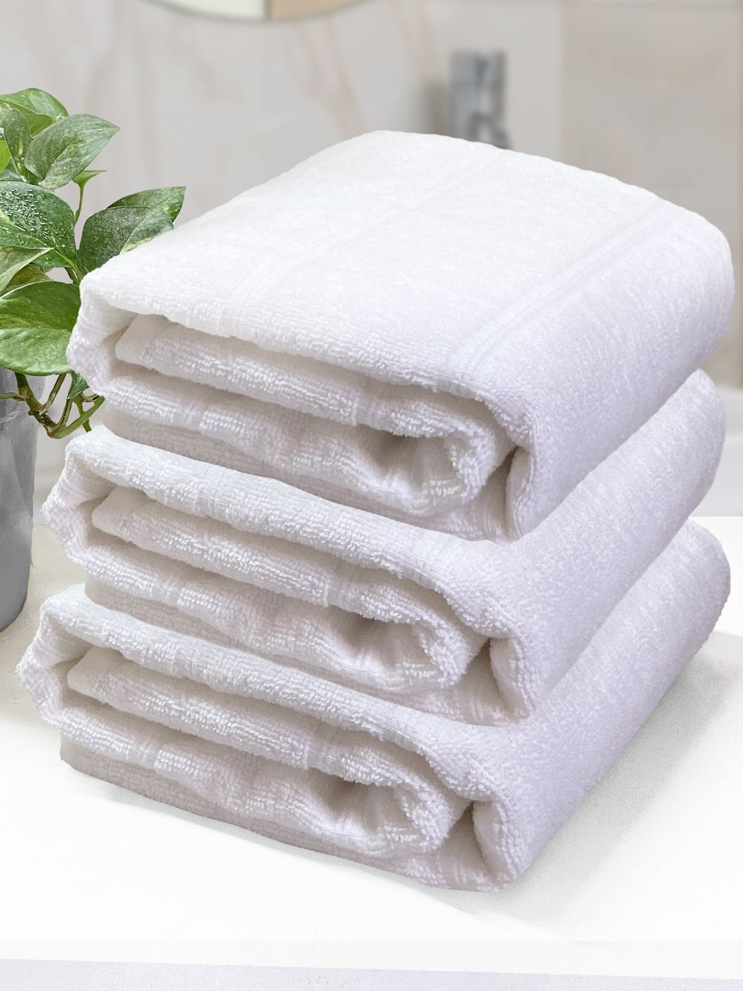 Heelium Set Of 3 250 GSM Bath Towels Price in India