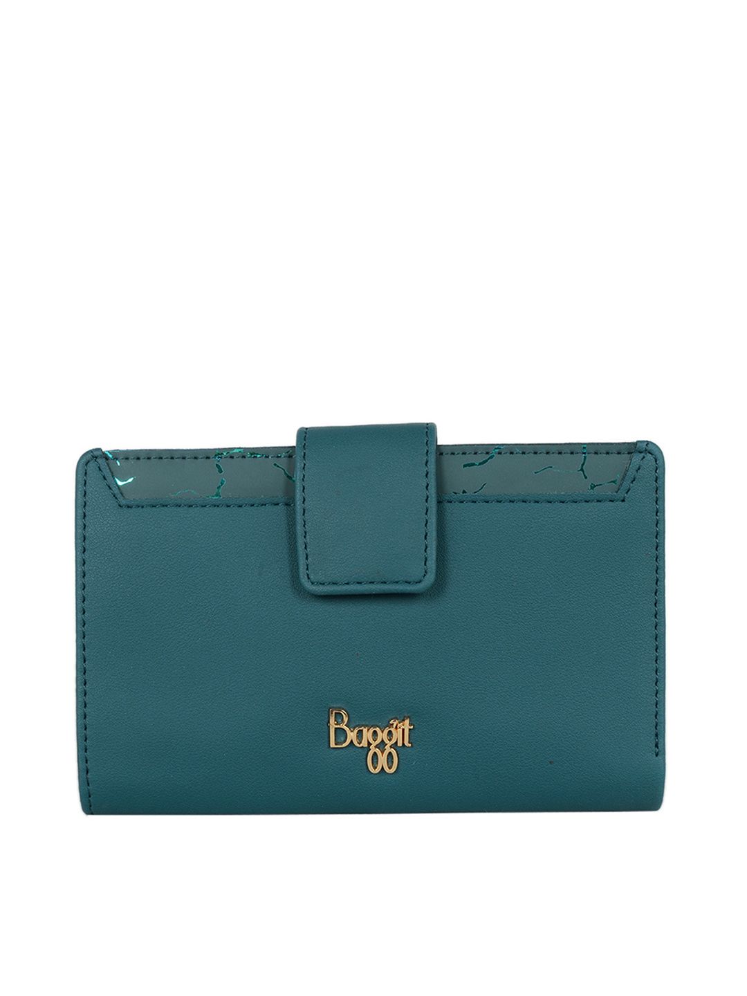 Baggit Women Teal Green Two Fold Wallet Price in India