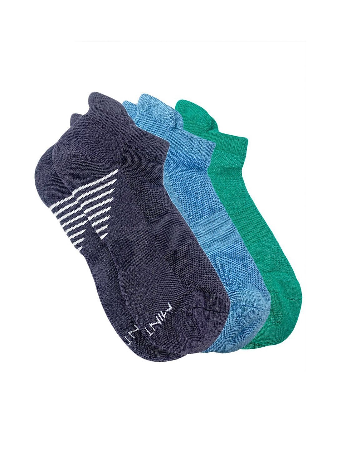 Mint & Oak Men Set of 3 Ankle-Length Sports Socks