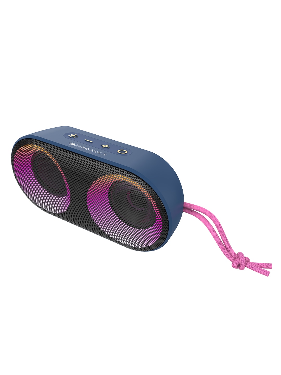 ZEBRONICS ZEB-MUSIC BOMB X MINI Bluetooth 5.0 speaker with IPX5 Waterproof - Blue Price in India