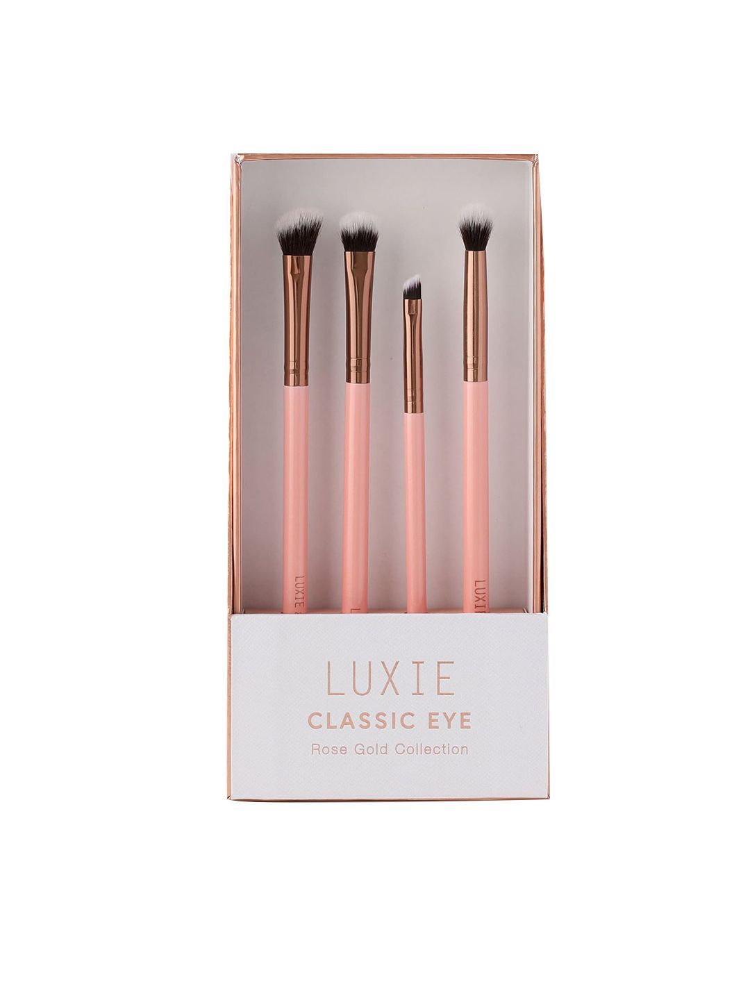 LUXIE Set of 4 Rose Gold Classic Eye Brush Price in India