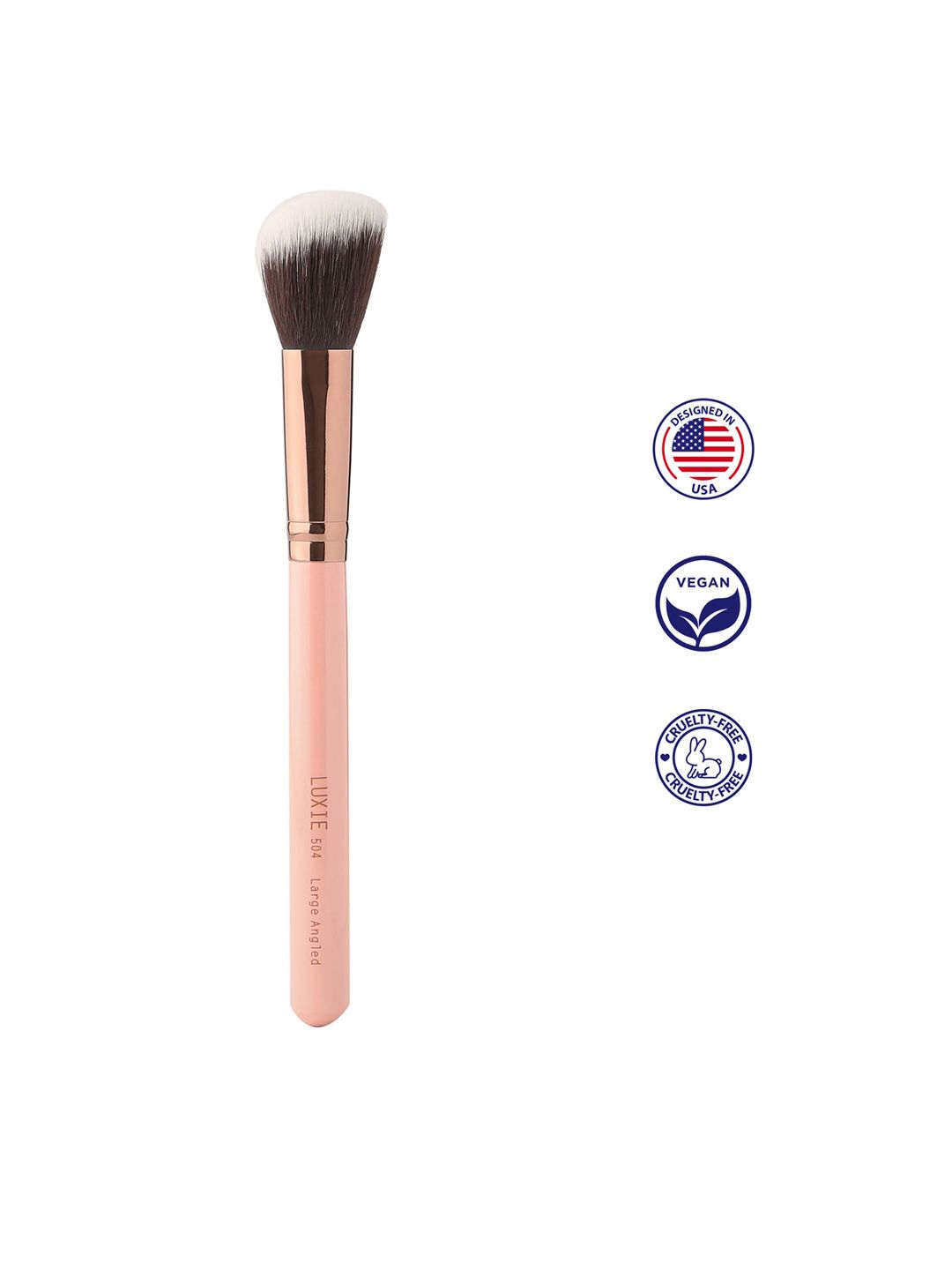 LUXIE Rose Gold Large Angled Brush - 504 Price in India