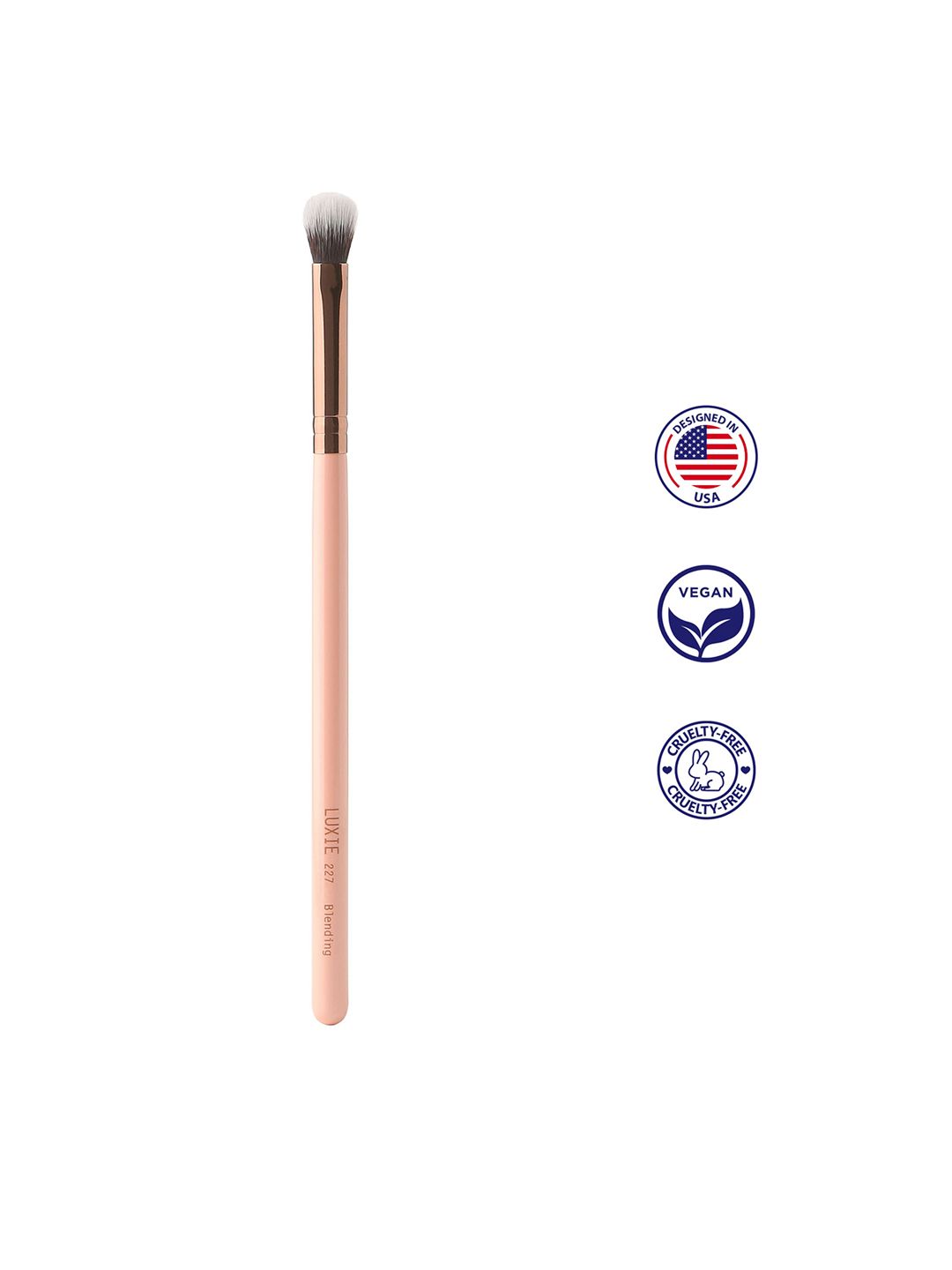 LUXIE Rose Gold Blending Brush - 227 Price in India