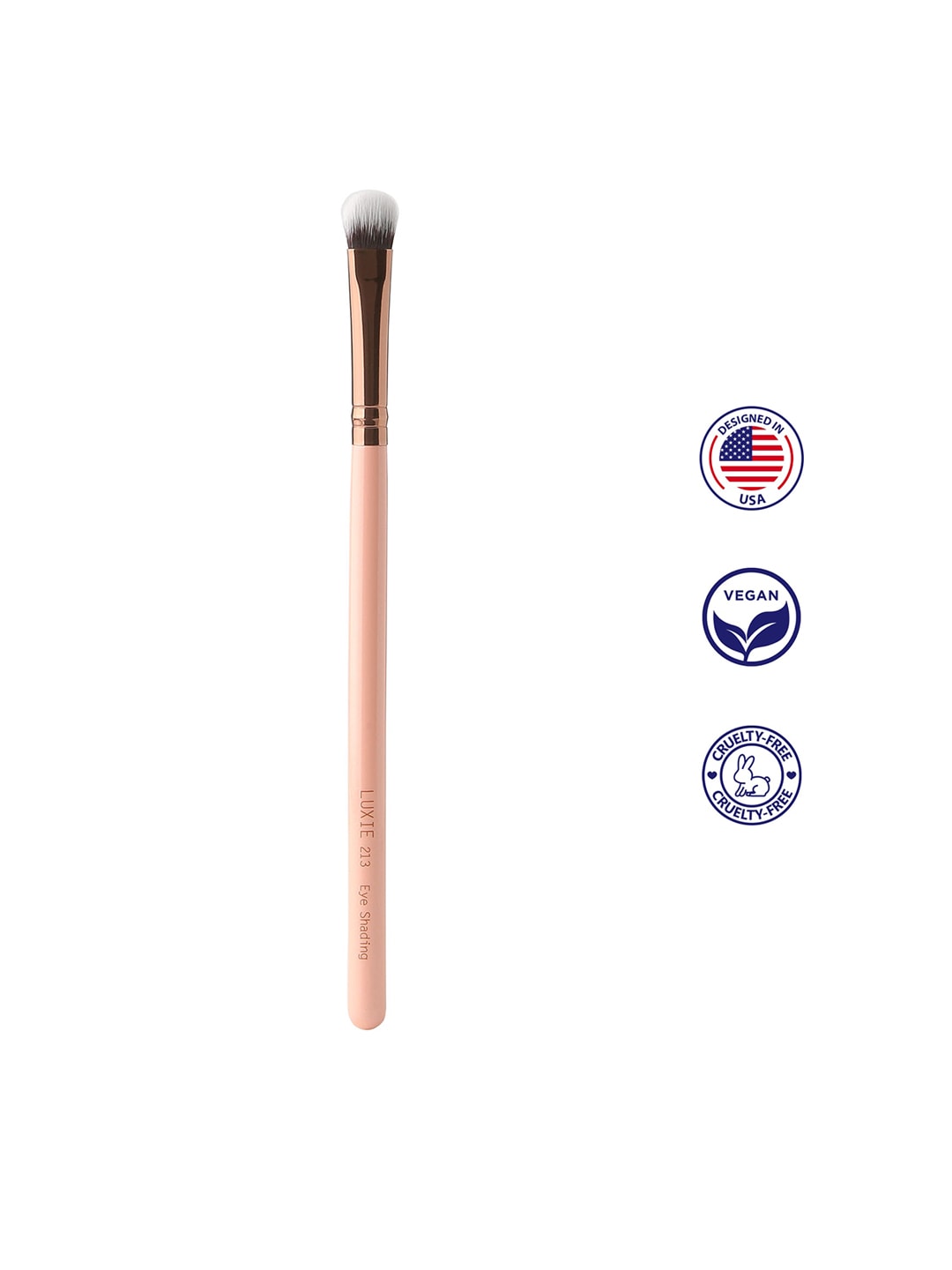 LUXIE Premium Soft Eye Shading Brush - 213 Rose Gold Price in India