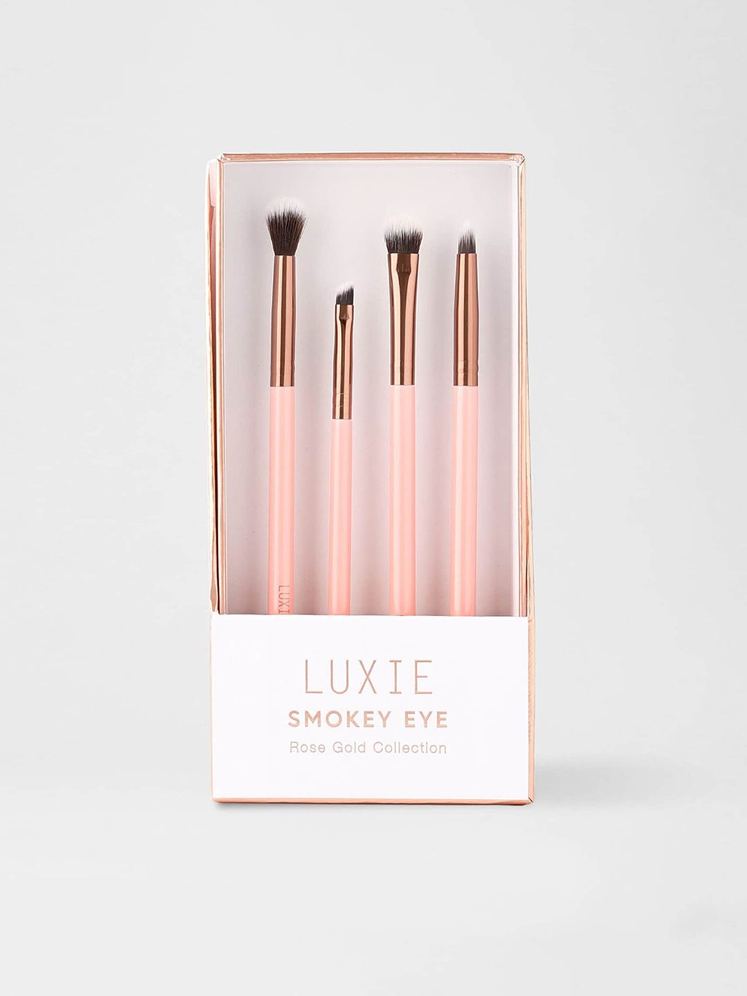 LUXIE Set of 4 Rose Gold Smokey Eye Brushes Price in India