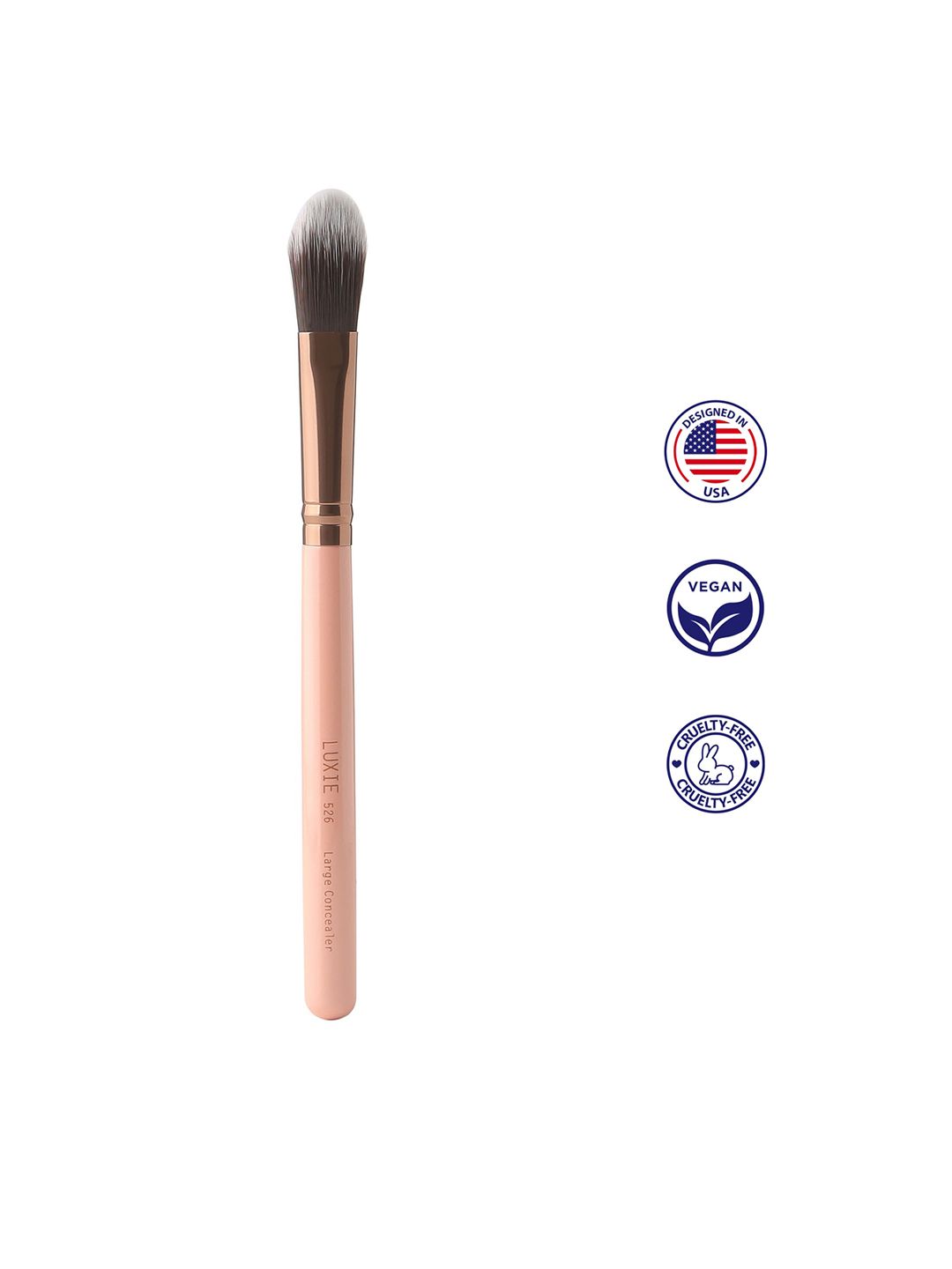 LUXIE Rose Gold Large Concealer Brush - 526 Price in India