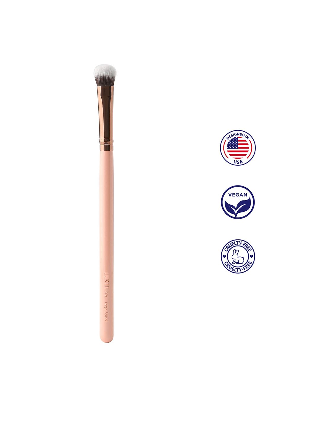LUXIE Rose Gold Large Shader Brush - 209 Price in India