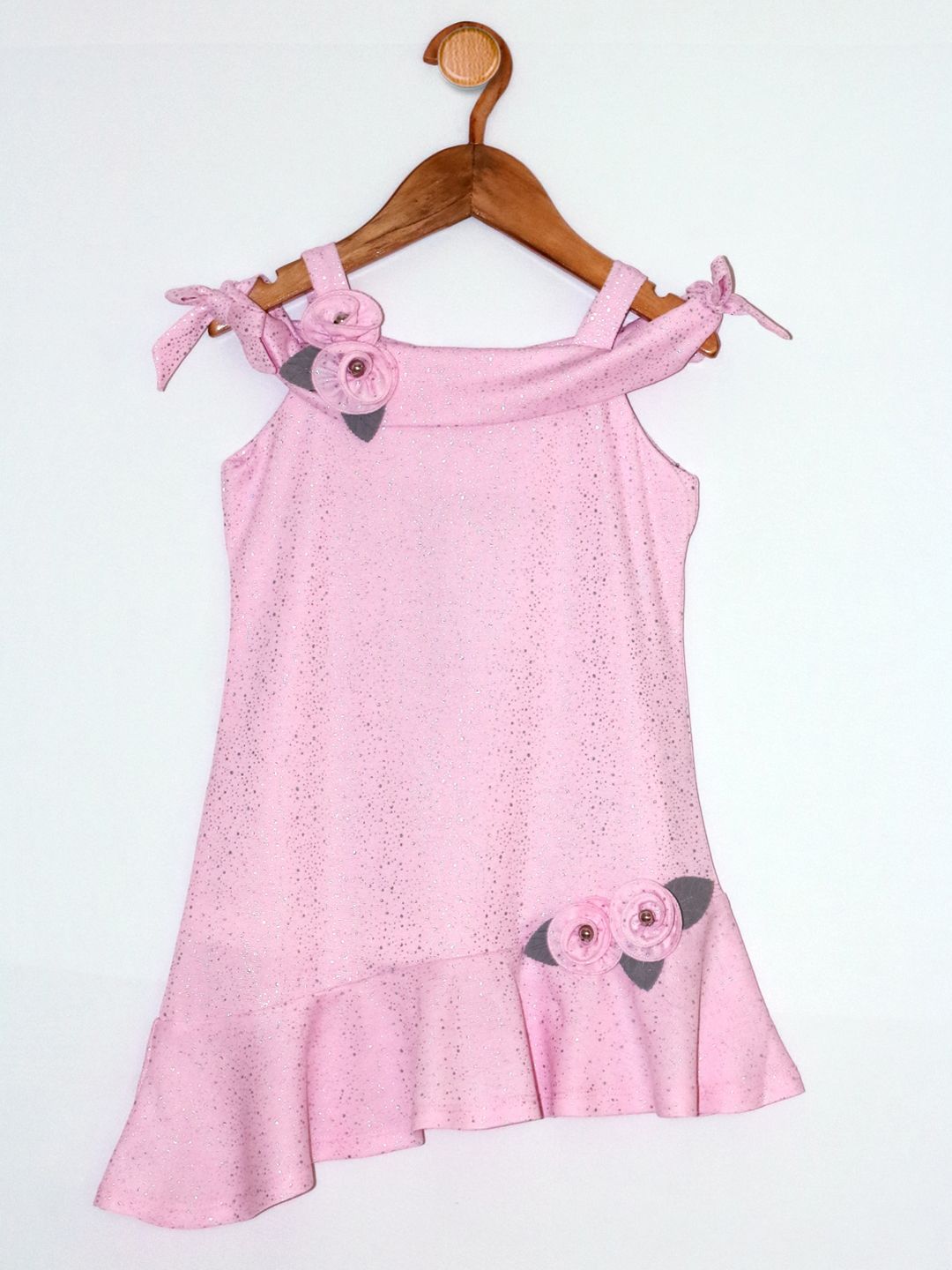 Peppermint Girls Pink A-Line Dress