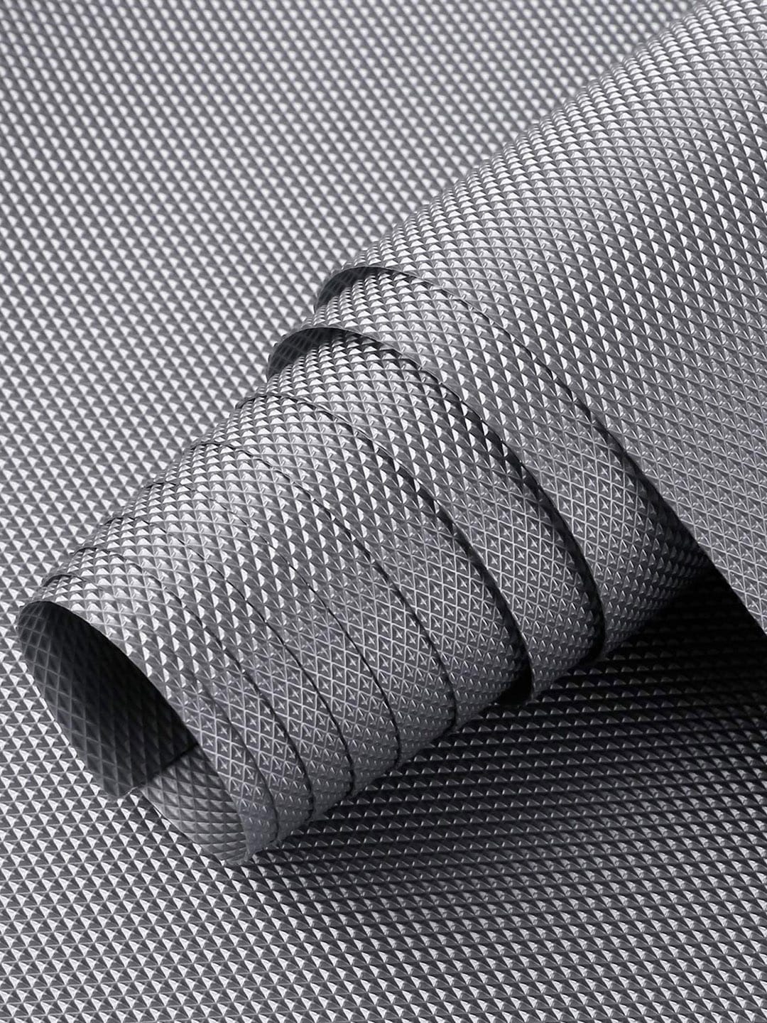 DREAM WEAVERZ Grey Textured 5M Water Resistant Anti-Slip Drawer & Shelf Liner Price in India