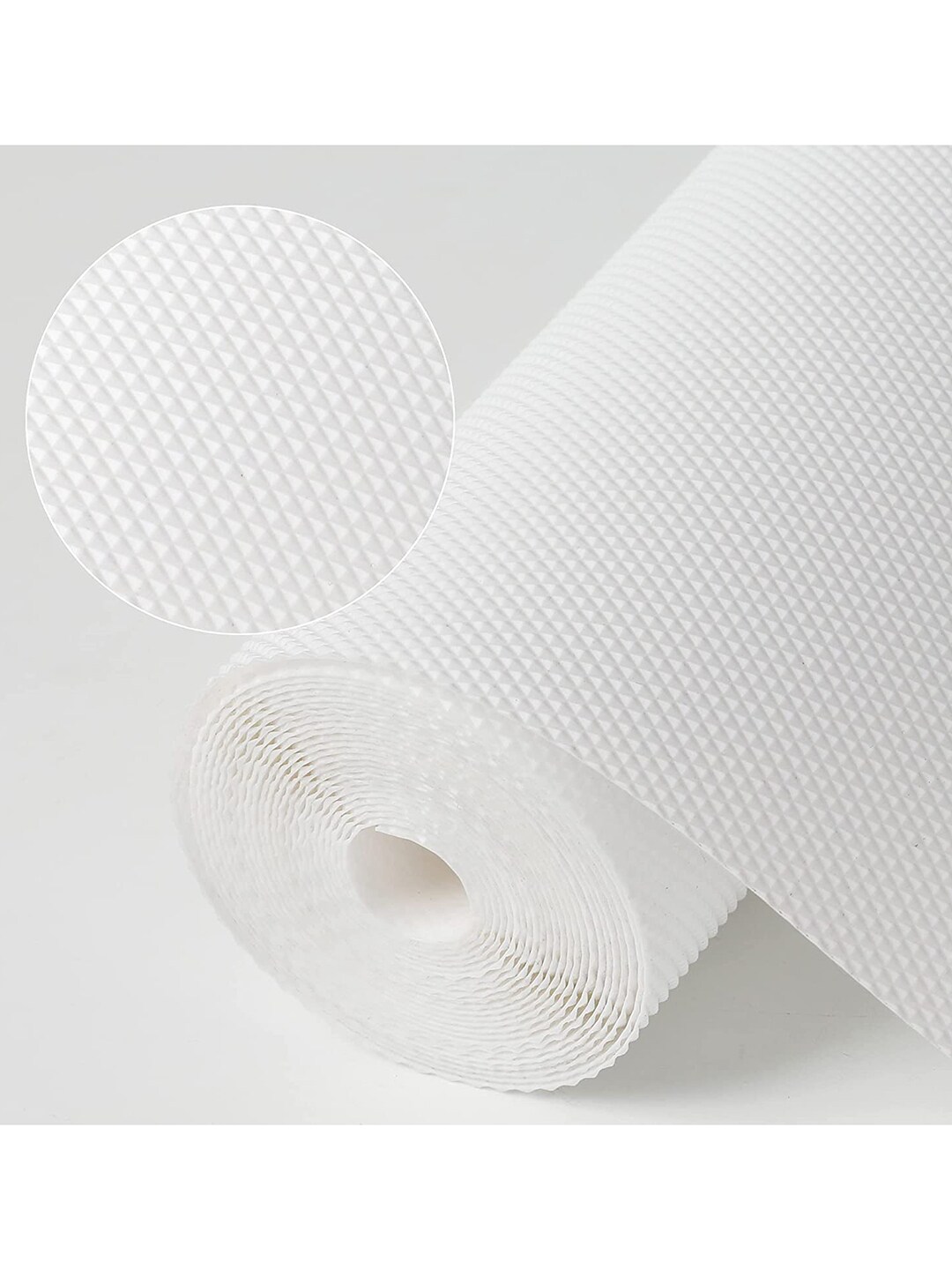 DREAM WEAVERZ White Diamond Textured 5M Water Resistant Anti-Slip Drawer & Shelf Liner Price in India