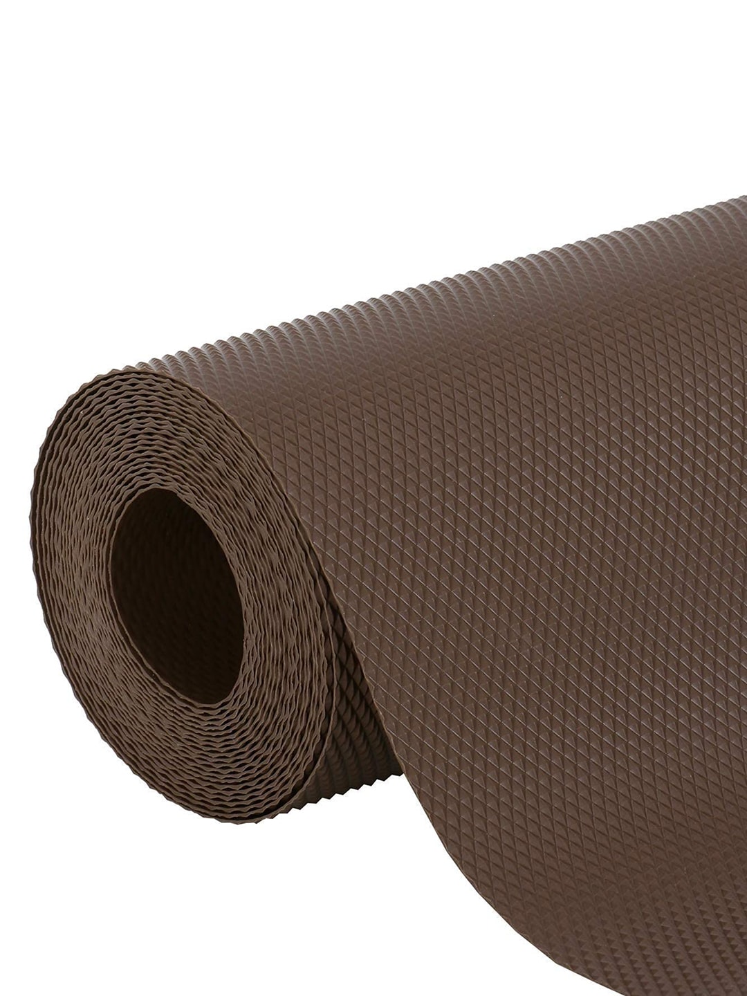 DREAM WEAVERZ Brown Textured 5M Water Resistant Anti-Slip Drawer & Shelf Liner Price in India