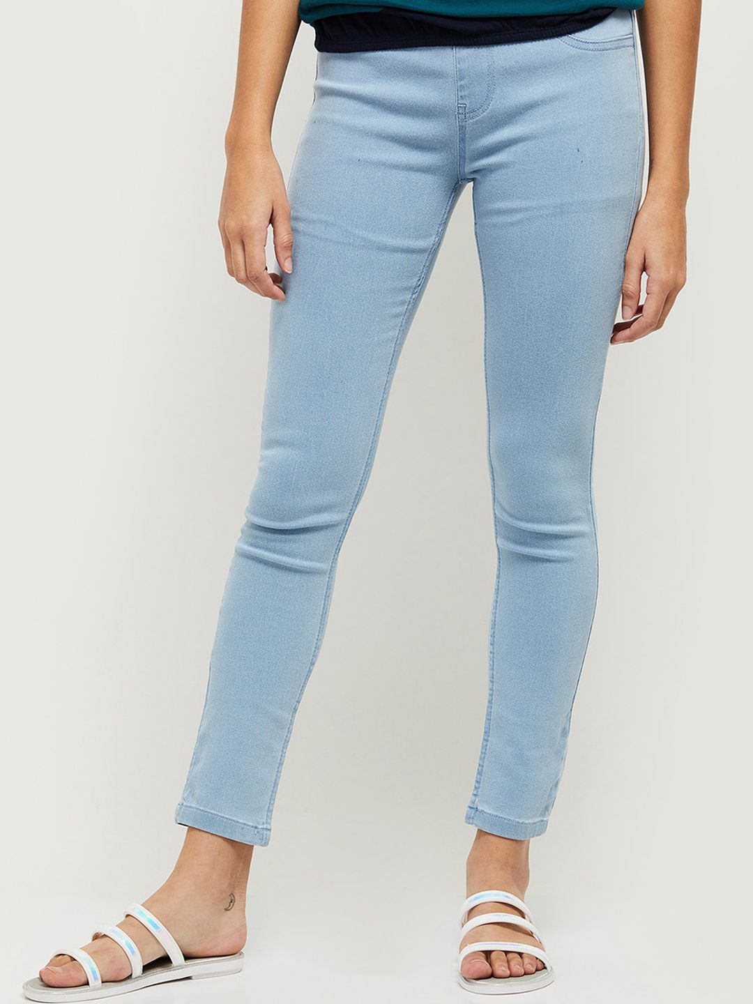 max Women Blue Jeans Price in India