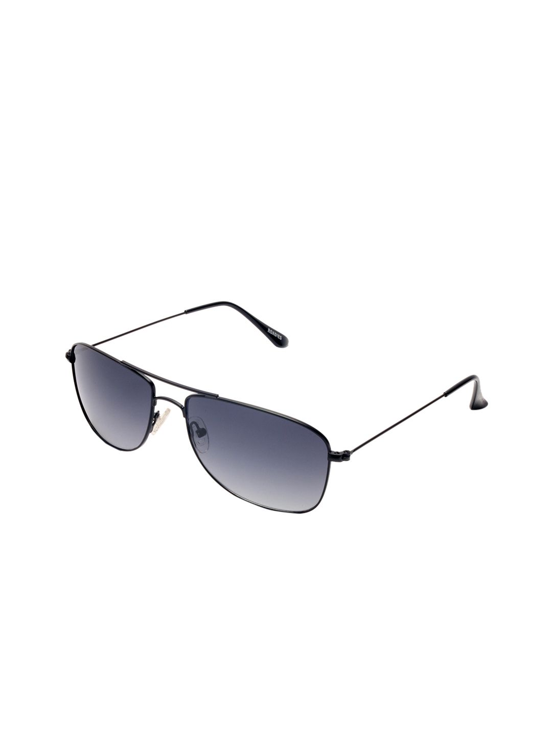 Roadies Unisex Black Lens & Black Rectangle Sunglasses with Polarised Lens