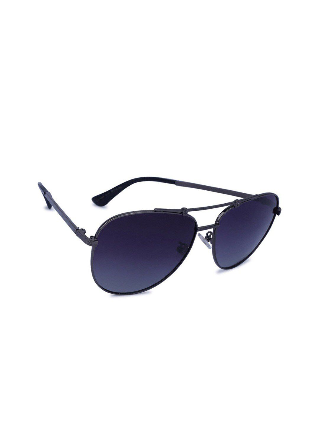 MARC LOUIS Unisex Purple Lens & Blue Aviator Sunglasses with UV Protected Lens Price in India