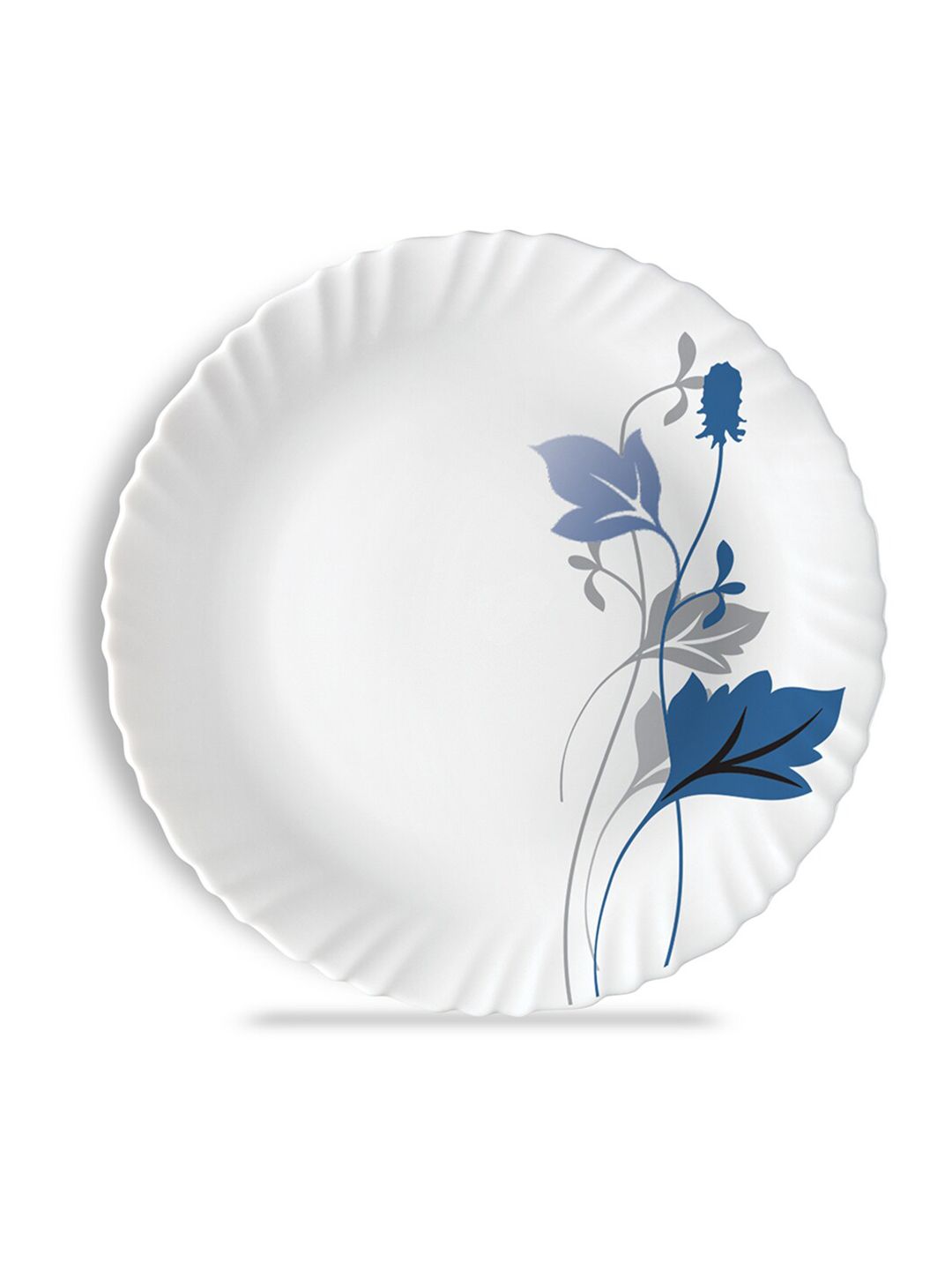 Buy Larah by BOROSIL Fluted Ageria (Lh) set of 6 Printed Opalware