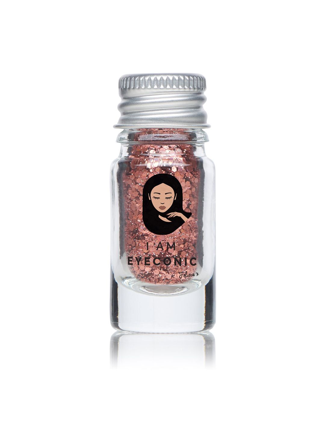 I AM EYECONIC 3D Cosmetic Glitters 4 g - Rose Gold Price in India