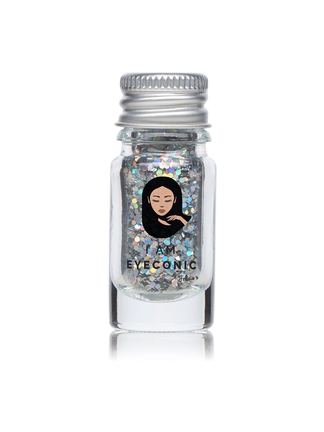 I AM EYECONIC 3D Cosmetic Glitters 4 g - Platinum Price in India