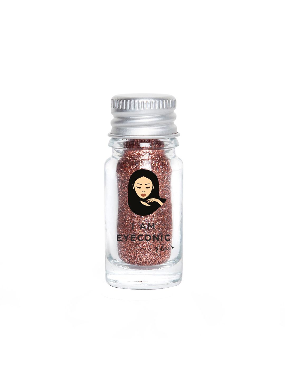 I AM EYECONIC Fine Cosmetic Glitters 4 g - Rose Gold Price in India