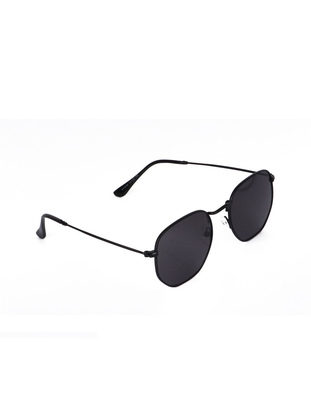 Awestuffs Unisex Black Lens & Black Square UV Protected Lens Sunglasses