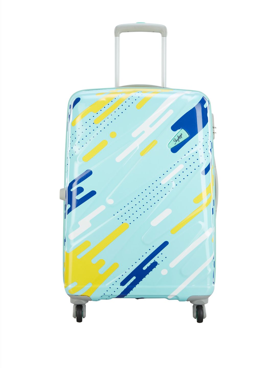 Skybags Blue Shooting Star 69 360 Medium Trolley Suitcase Price in India