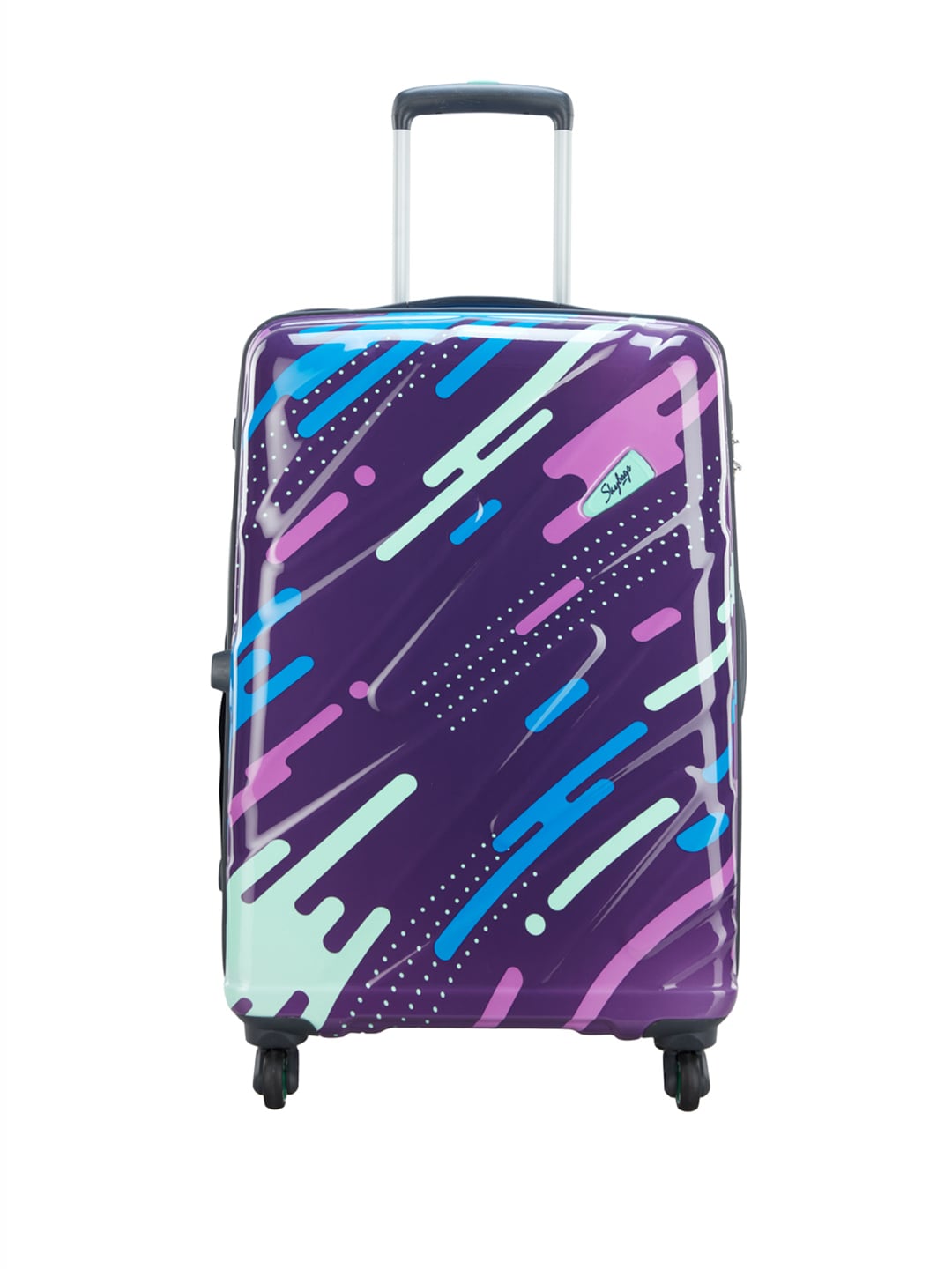 Skybags Purple Shooting Star 69 360 Medium Trolley Suitcase Price in India