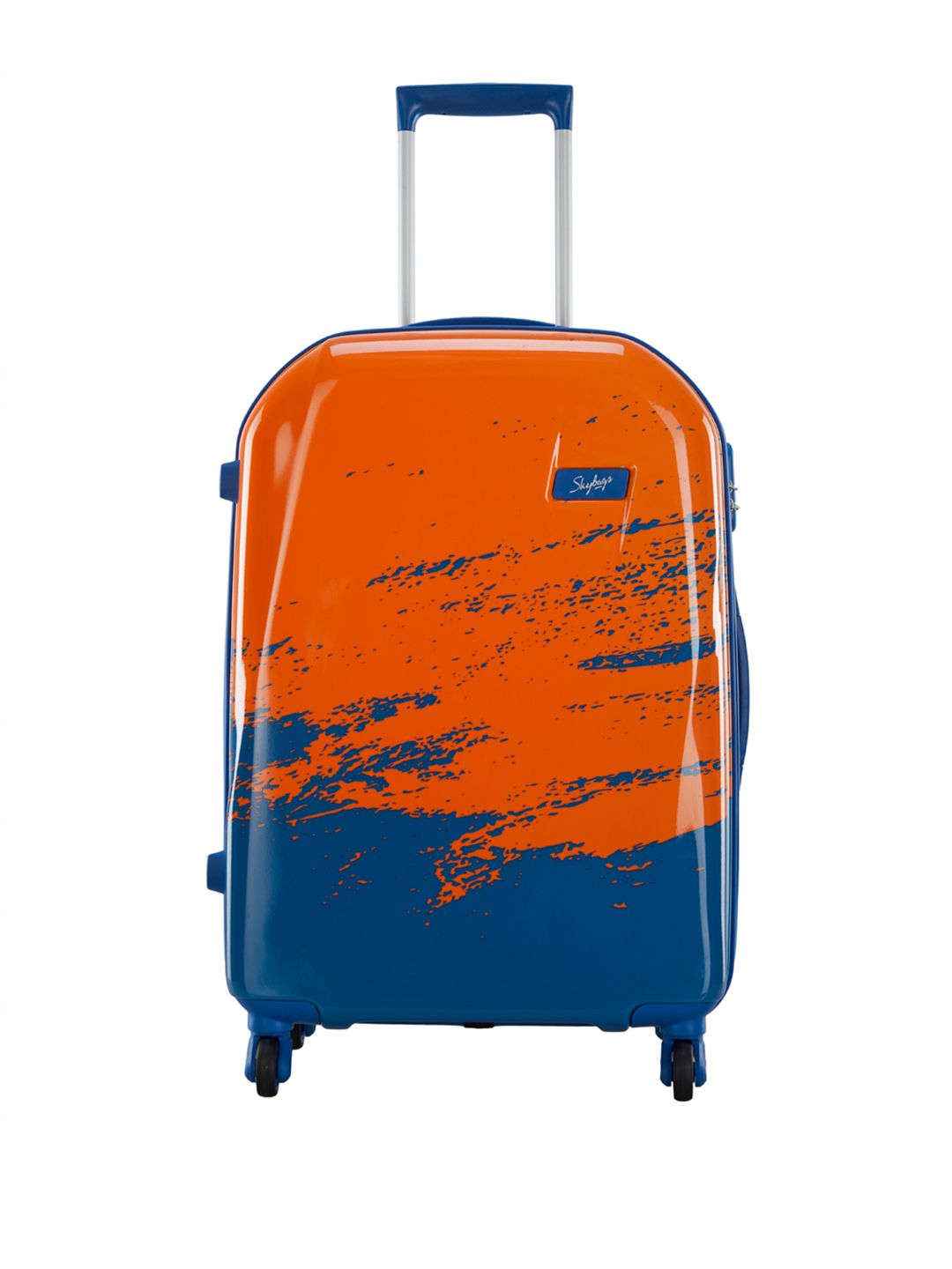 Skybags Orange & Blue Horizon 67 360 Medium Trolley Suitcase Price in India