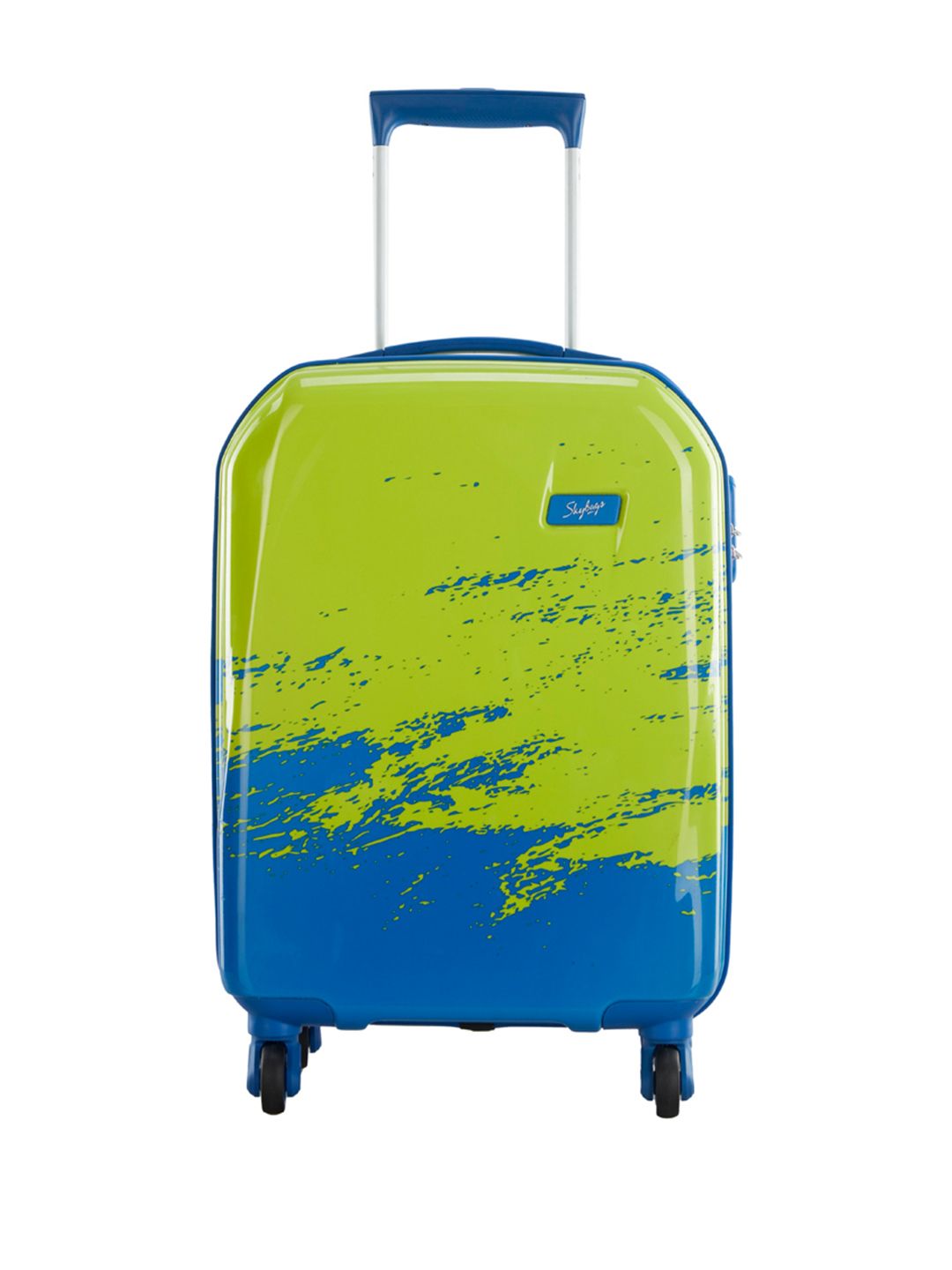 Skybags Yellow & Blue Horizon 55 360 Cabin Trolley Suitcase Price in India