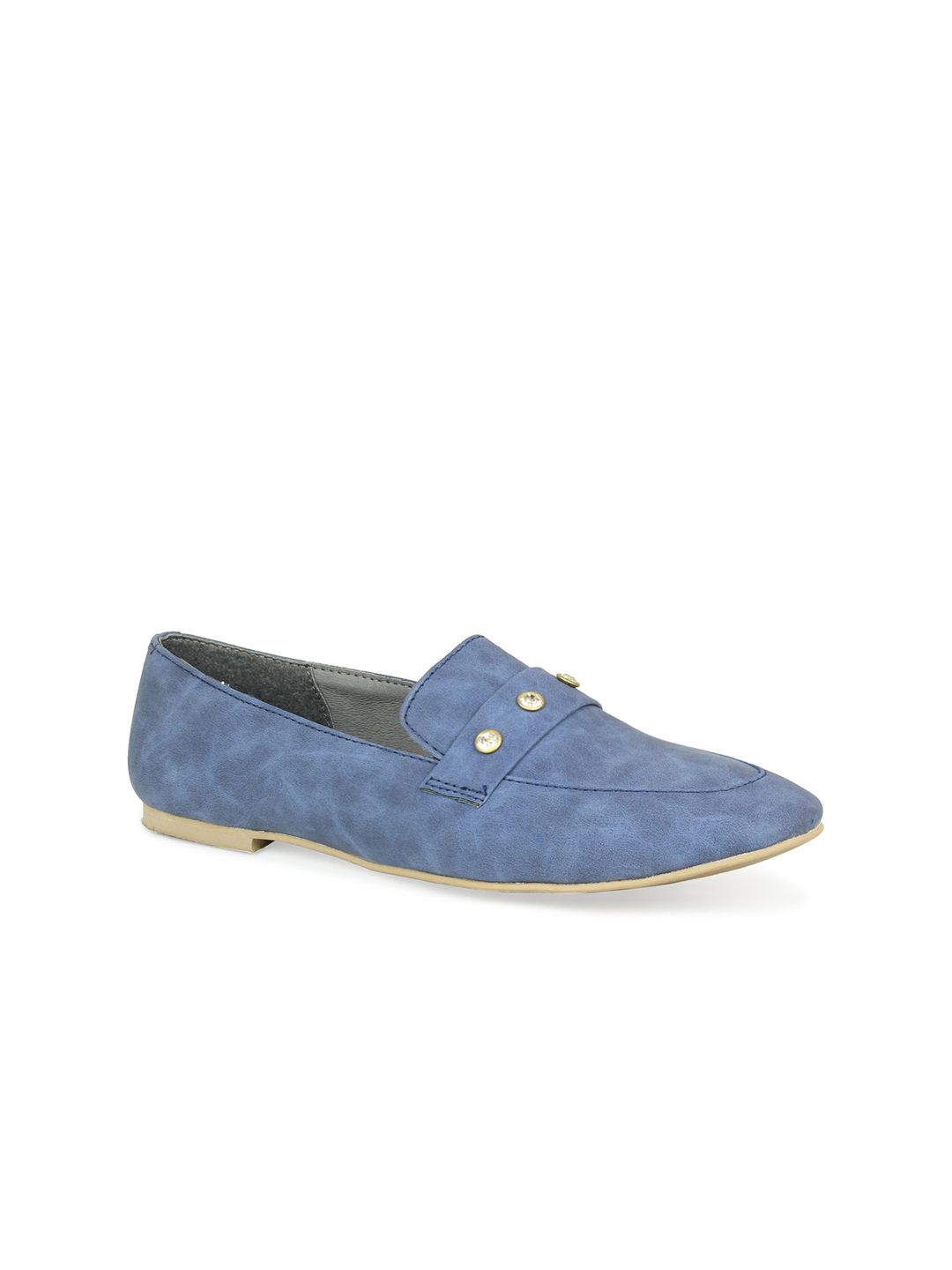 DESIGN CREW Women Blue Ballerinas Flats