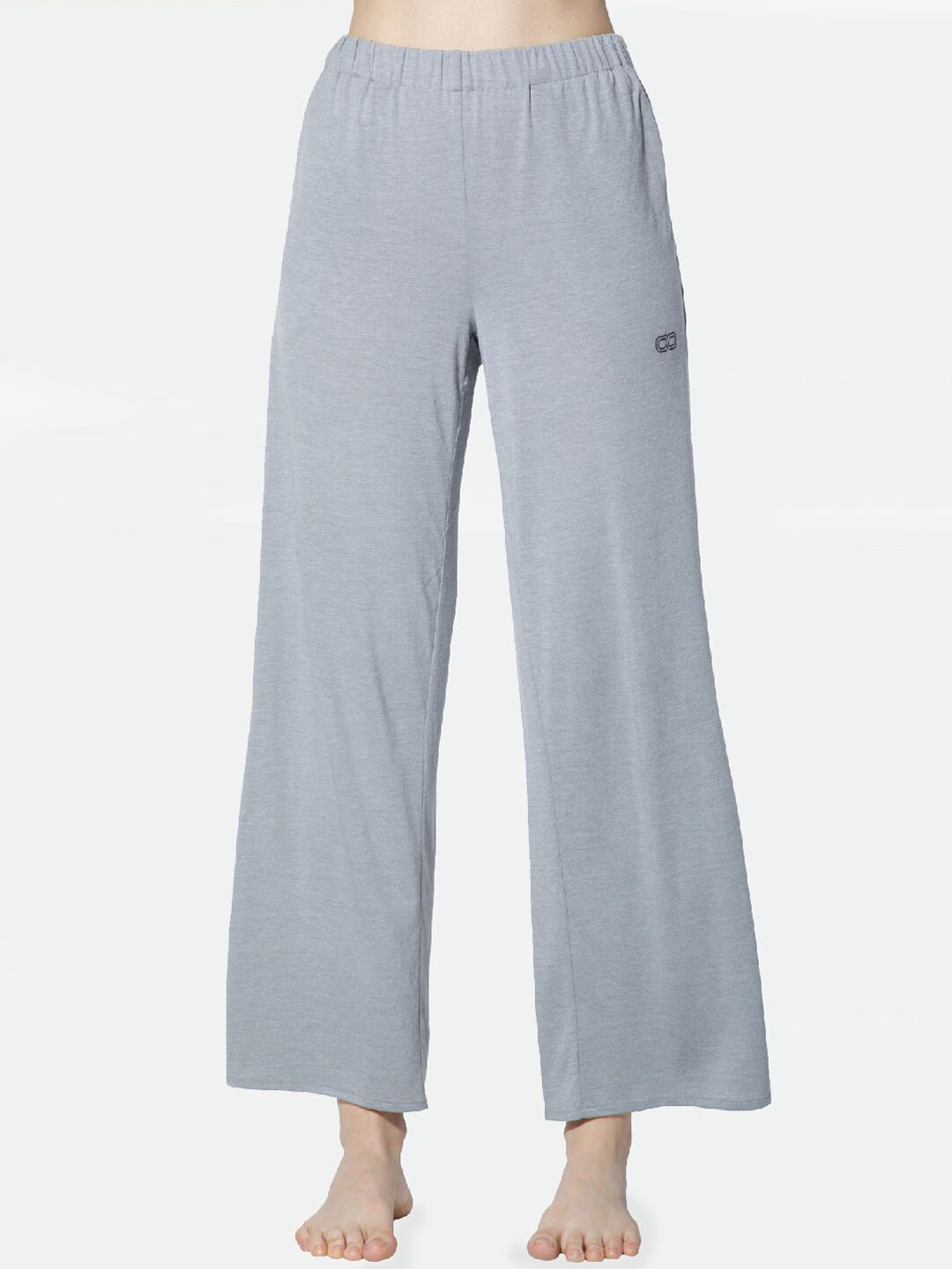 Silvertraq Grey Melange Straight Track Pants Price in India