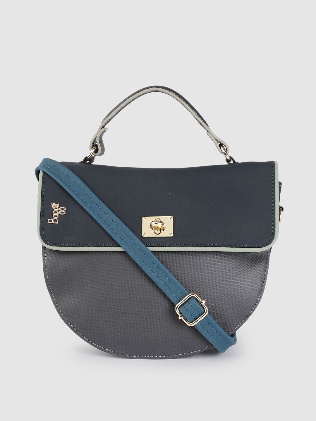 Baggit Grey Half Moon Satchel Price in India