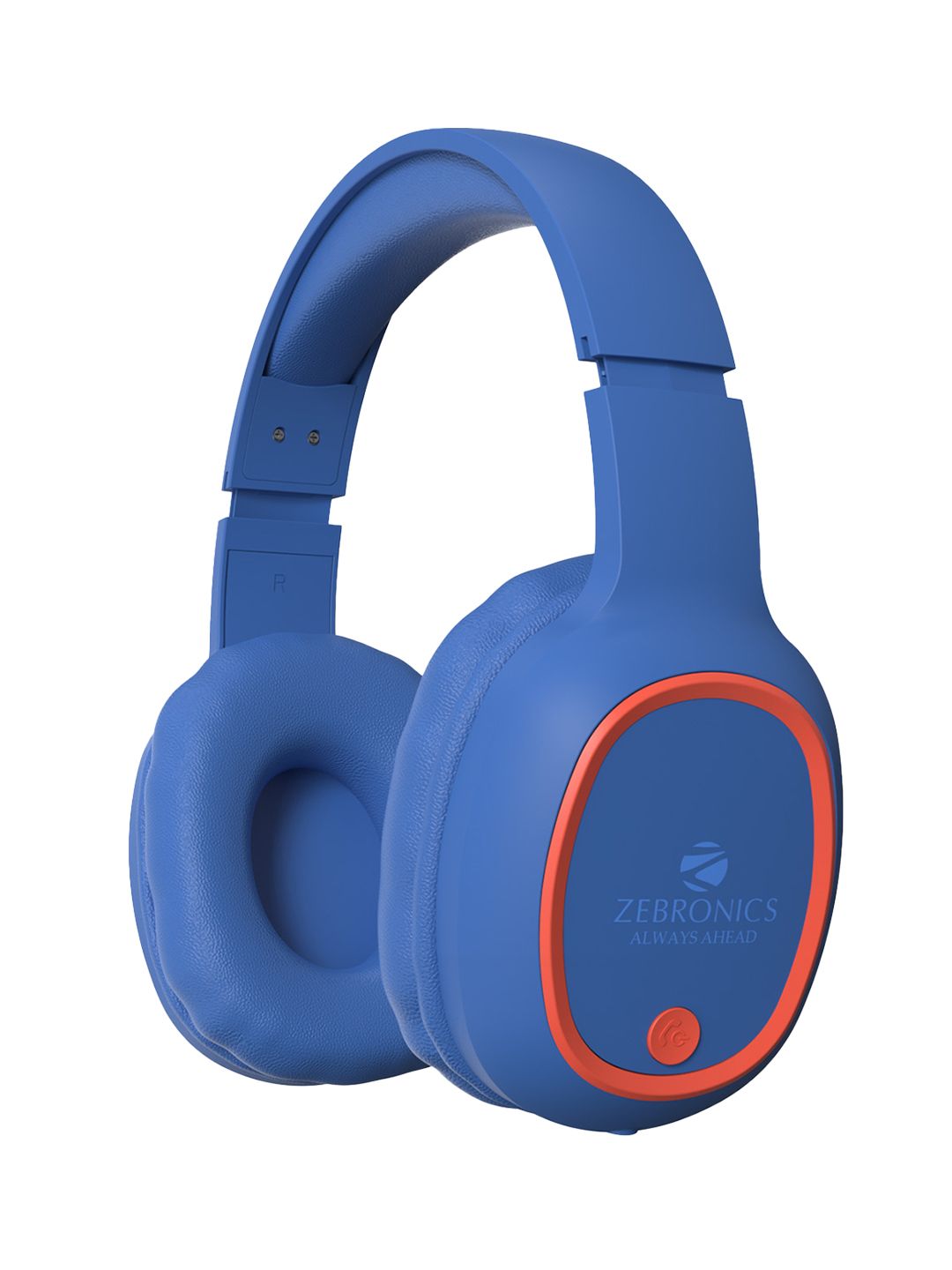 ZEBRONICS Zeb-Thunder Bluetooth Wireless Over The Ear Headphone- Blue & Red Price in India