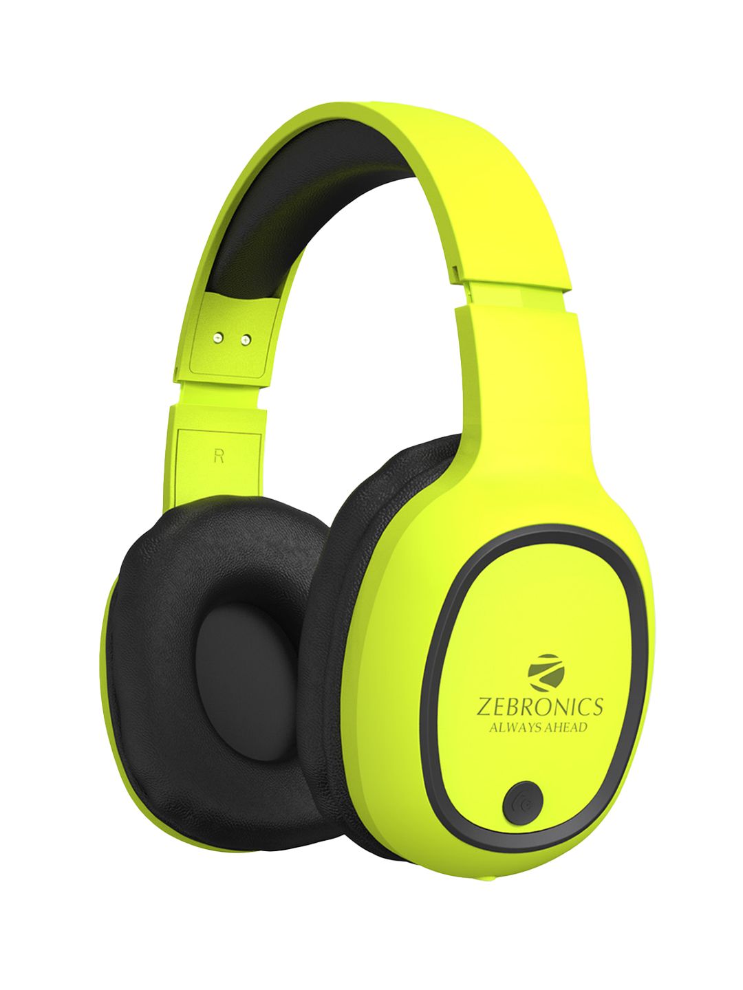 ZEBRONICS Unisex Yellow Zeb-Thunder Bluetooth Wireless On Ear Headphone With Mic Price in India