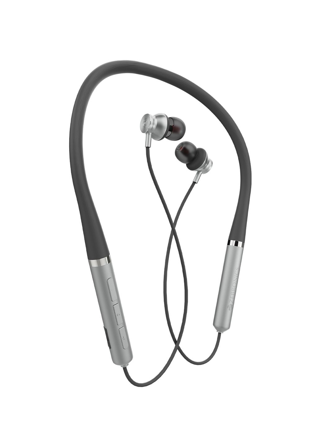 ZEBRONICS Zeb-Yoga 90 Pro Wireless Bluetooth Neckband Earphone -Grey Price in India