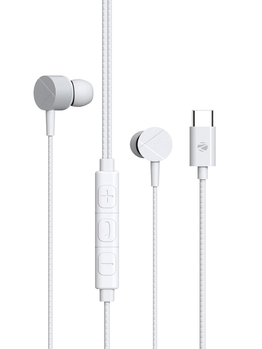 ZEBRONICS Zeb-Buds C2 in Ear Type Wired Earphones with Mic - White Price in India