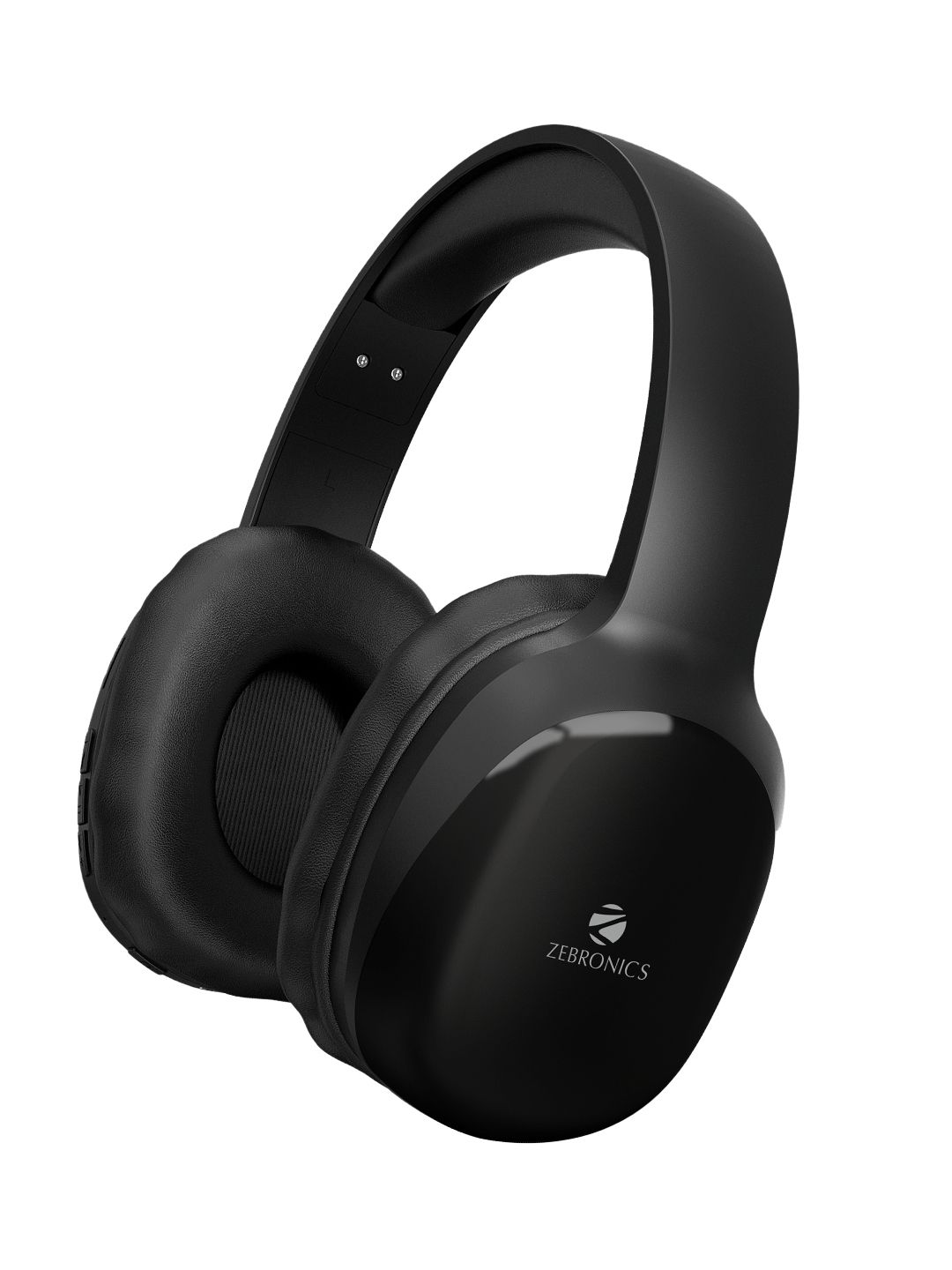 ZEBRONICS Zeb-Thunder PRO On-Ear Wireless Headphone with BTv5.0 - Black Price in India