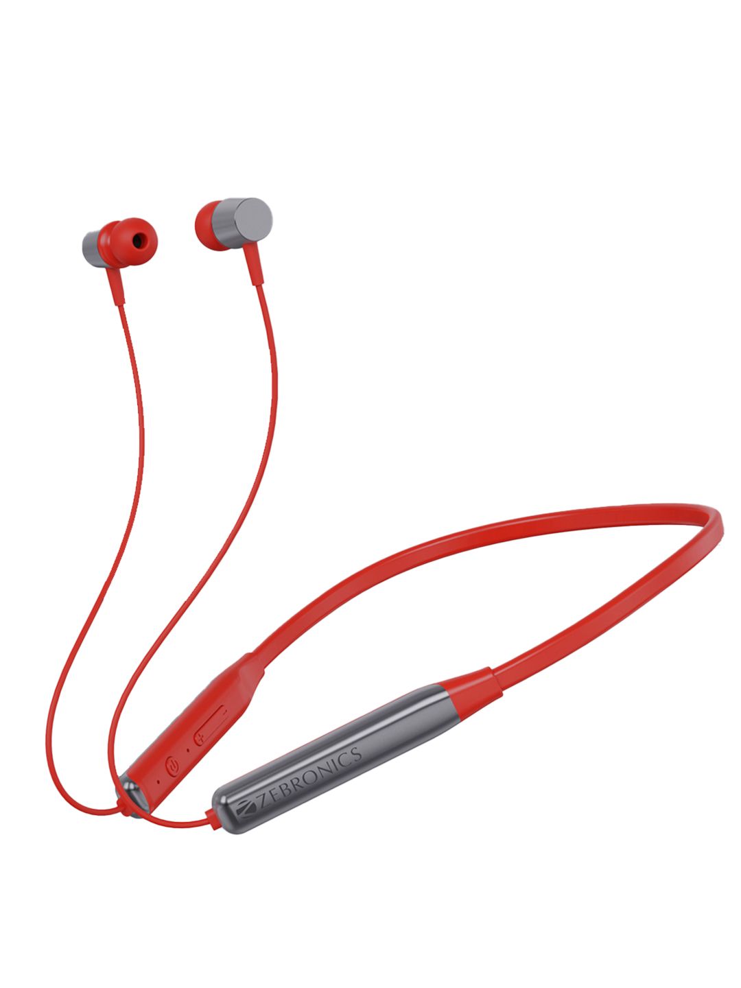 ZEBRONICS Zeb-Evolve Wireless in Ear Neckband Earphone with Supporting BTv5.0 - Red Price in India