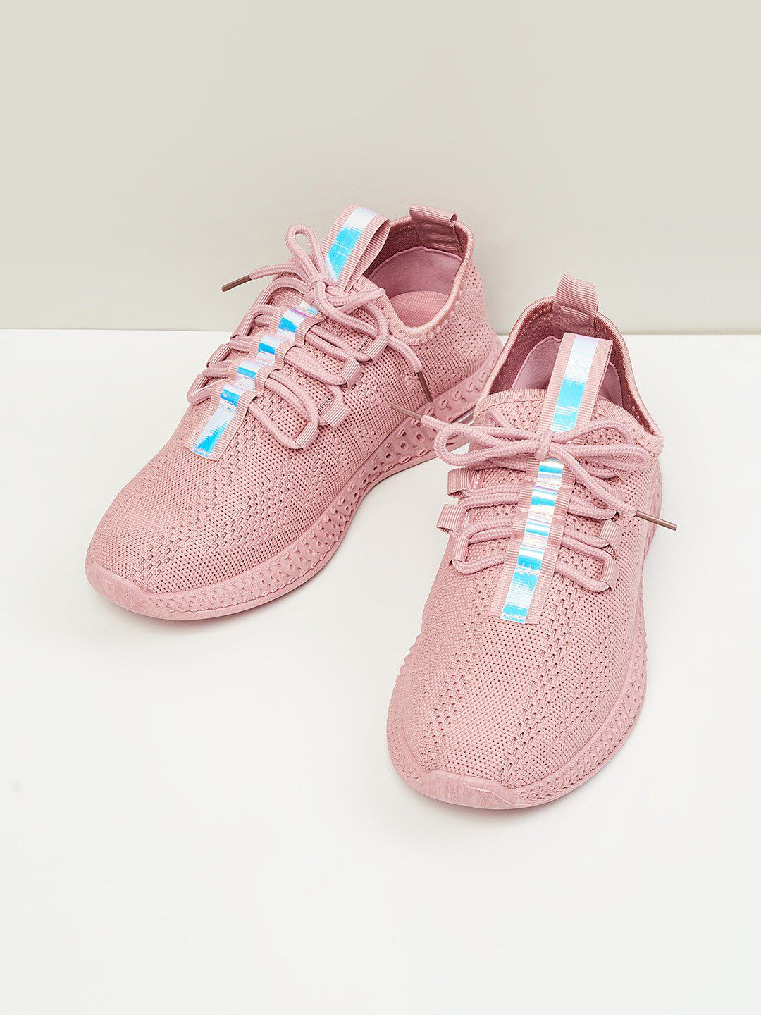 max Women Pink Running Non-Marking Shoes Price in India