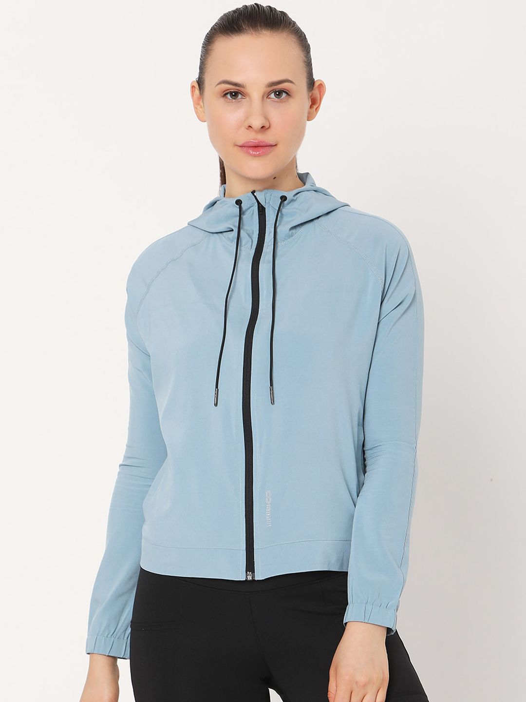 Silvertraq Women Blue Sporty Jacket Price in India