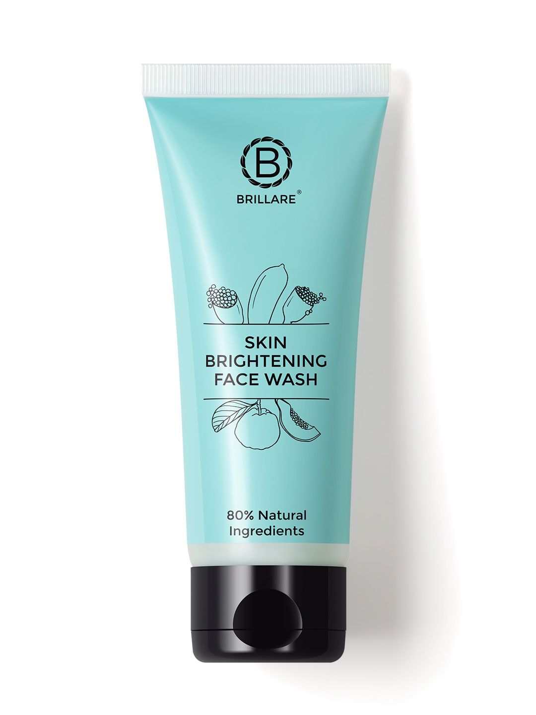 BRILLARE Skin Brightening Vegan Sustainable Face Wash for Reducing Pigmentation - 100ml