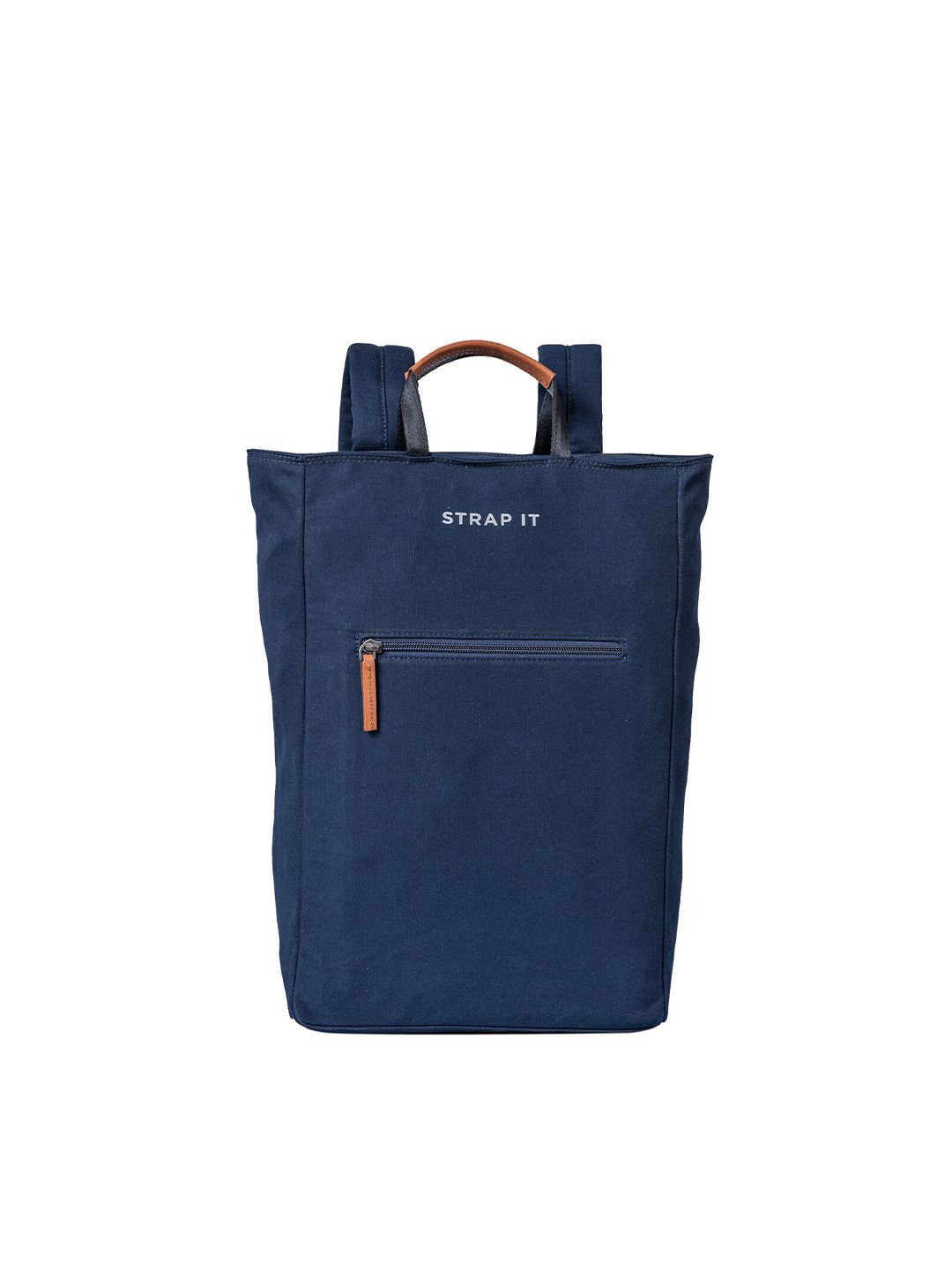 STRAP IT Unisex Blue Backpack with Shoe Pocket Price in India