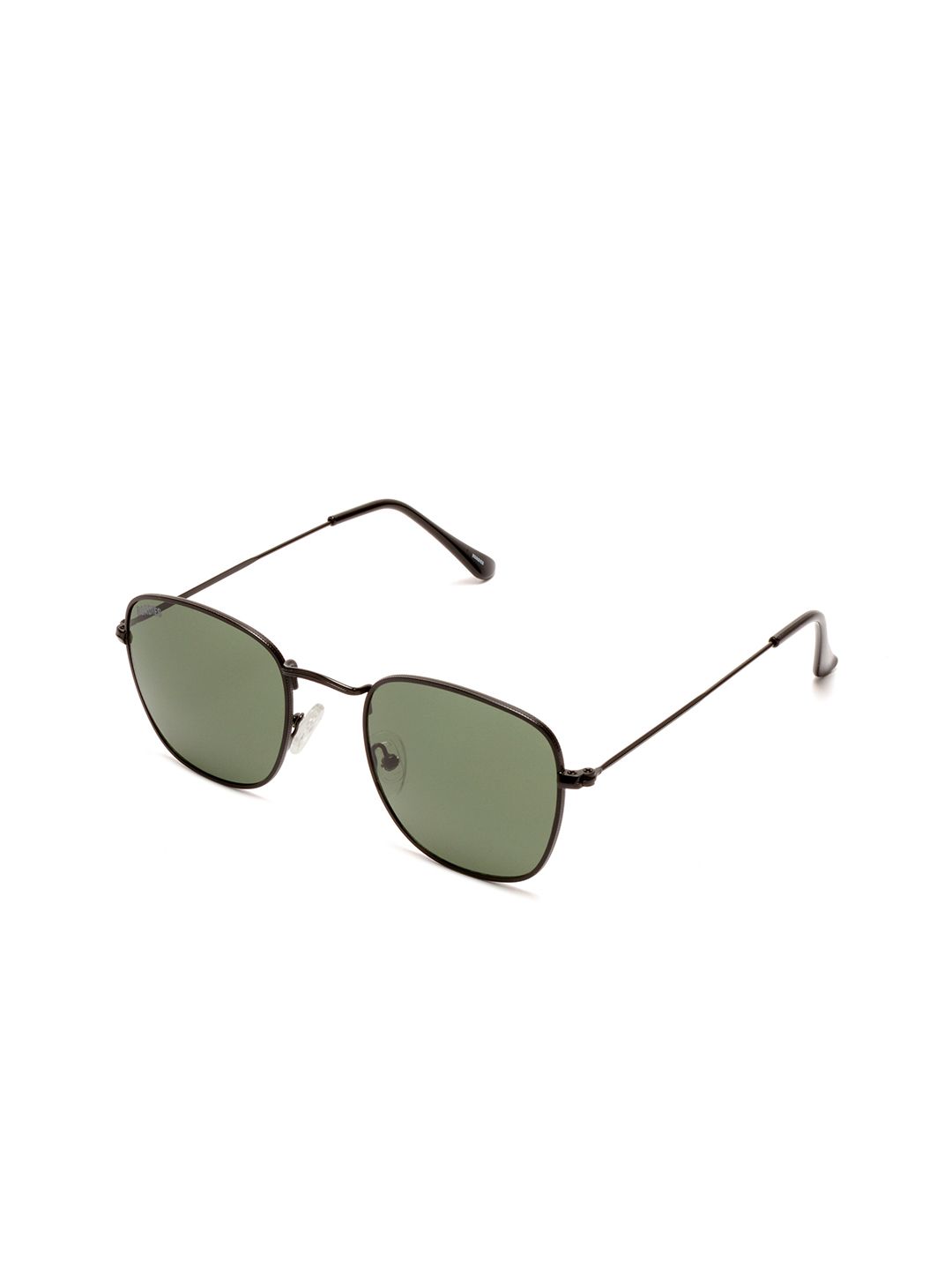 Roadies Unisex Green Lens & Black Square Sunglasses with UV Protected Lens RD-204-C4