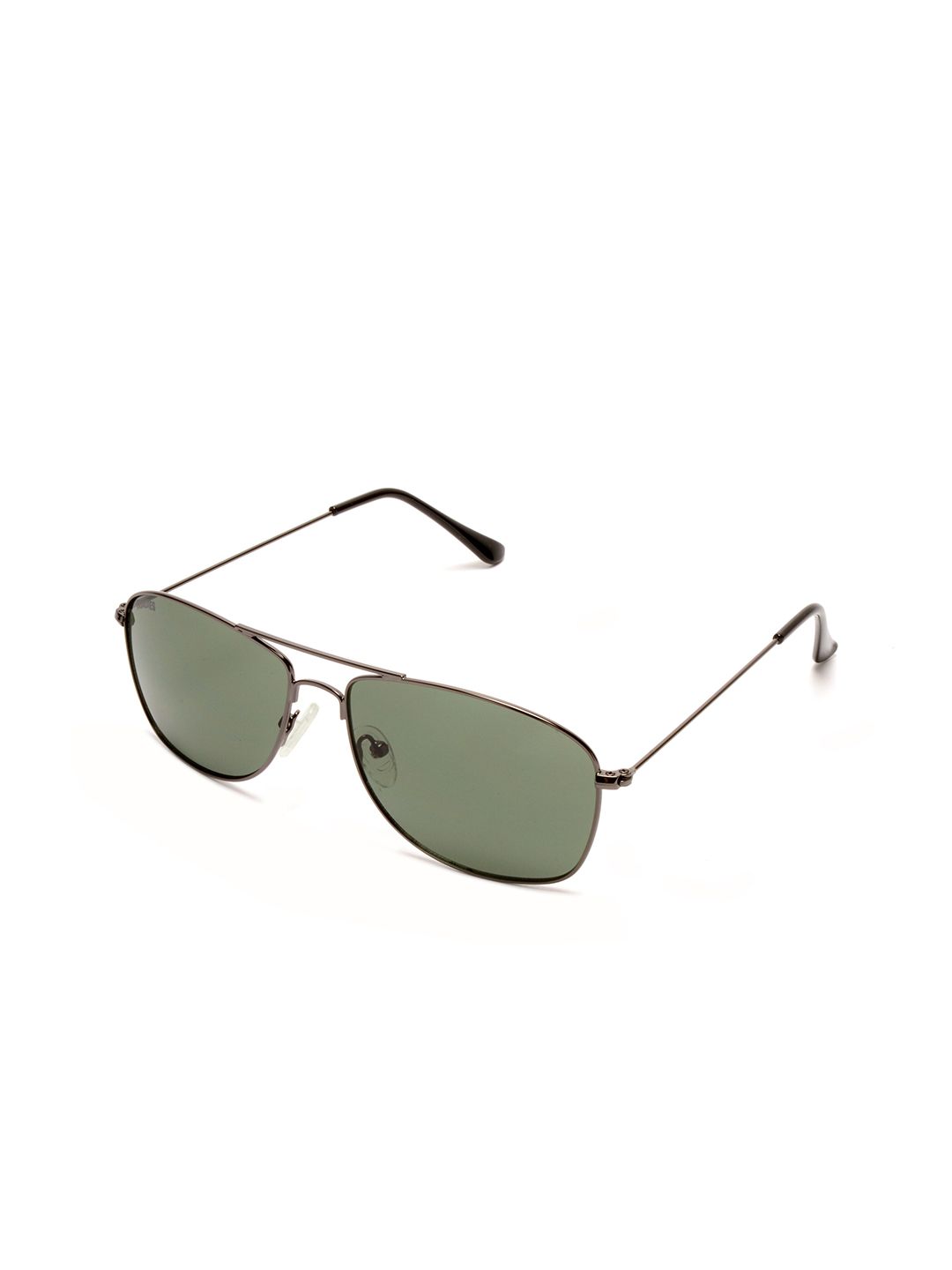 Roadies Unisex Green Lens & Black Rectangle Sunglasses with UV Protected Lens RD-205-C2