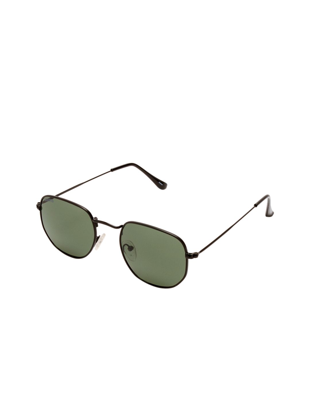 Roadies Unisex Green Lens & Black Oval Sunglasses with UV Protected Lens RD-203-C3 Price in India